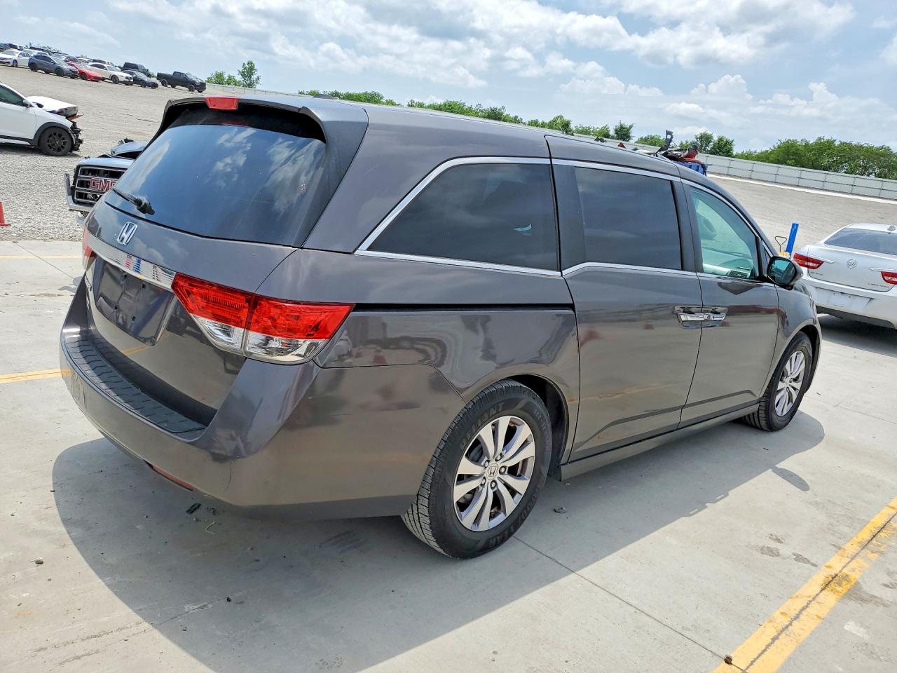 2014 Honda Odyssey Exl Gray vin: 5FNRL5H60EB037322