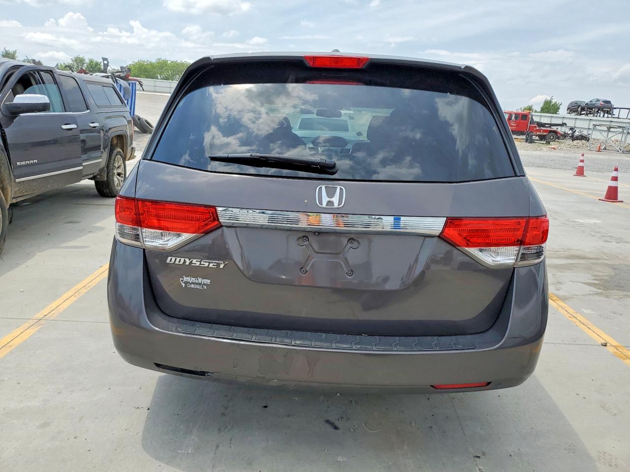 2014 Honda Odyssey Exl Gray vin: 5FNRL5H60EB037322