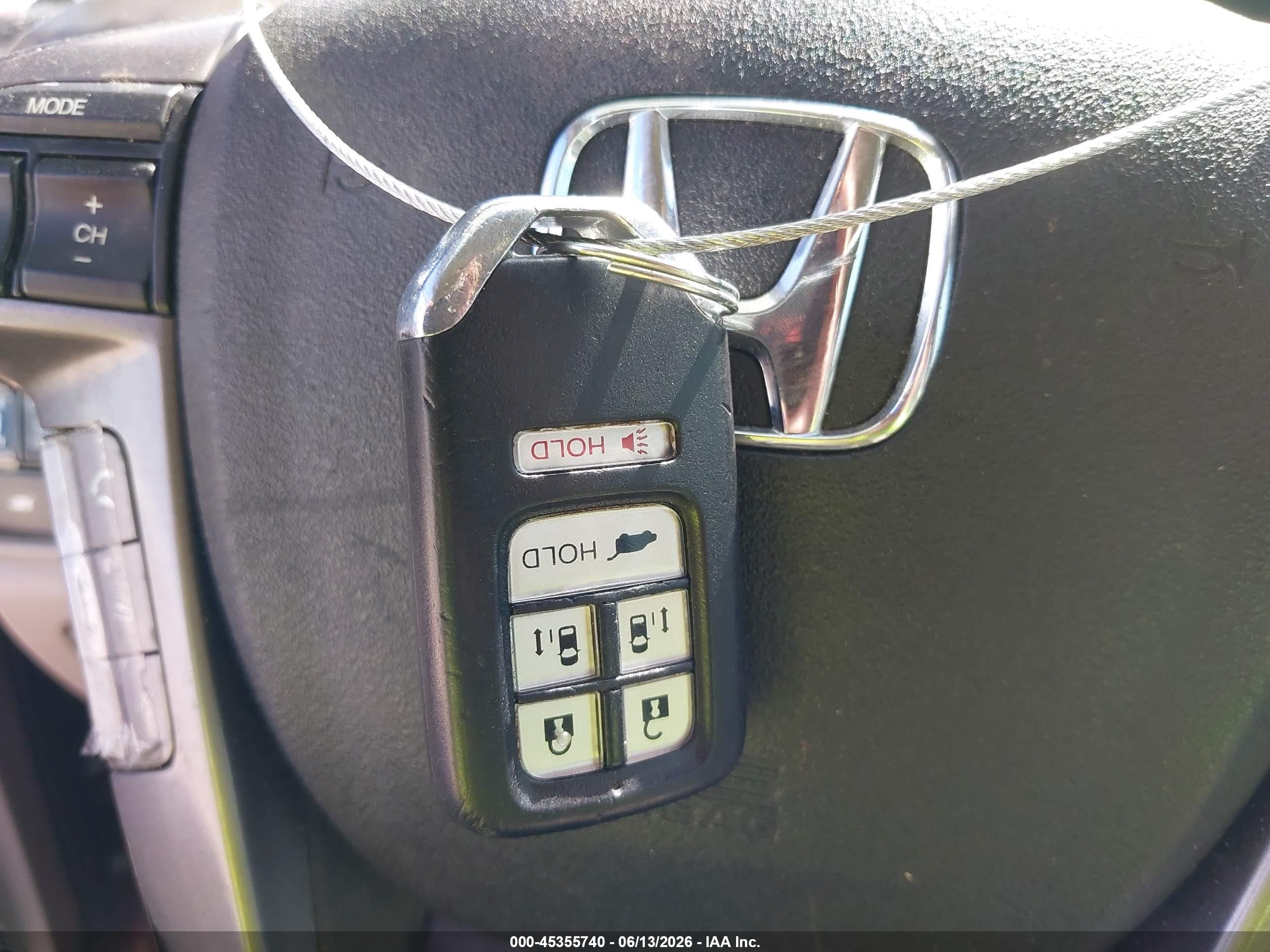 2014 Honda Odyssey Ex-l Purple vin: 5FNRL5H60EB049941