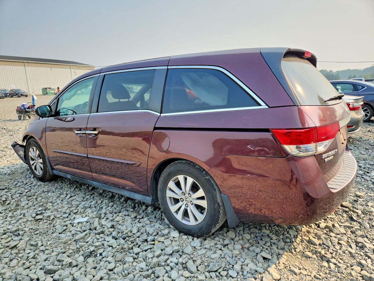 2014 Honda Odyssey Exl Burgundy vin: 5FNRL5H60EB049972