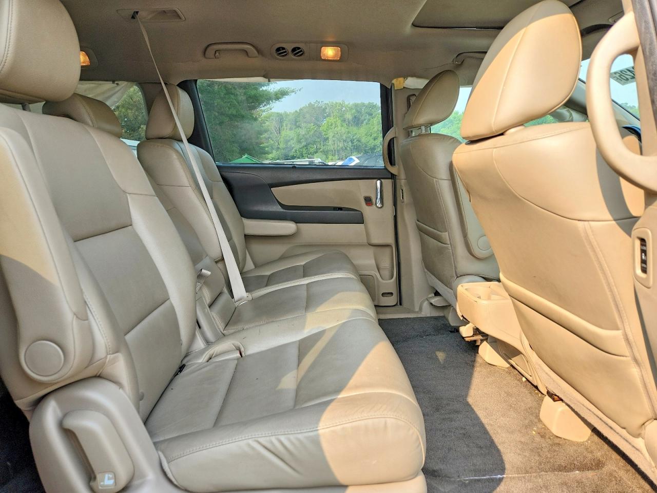 2014 Honda Odyssey Exl Burgundy vin: 5FNRL5H60EB049972
