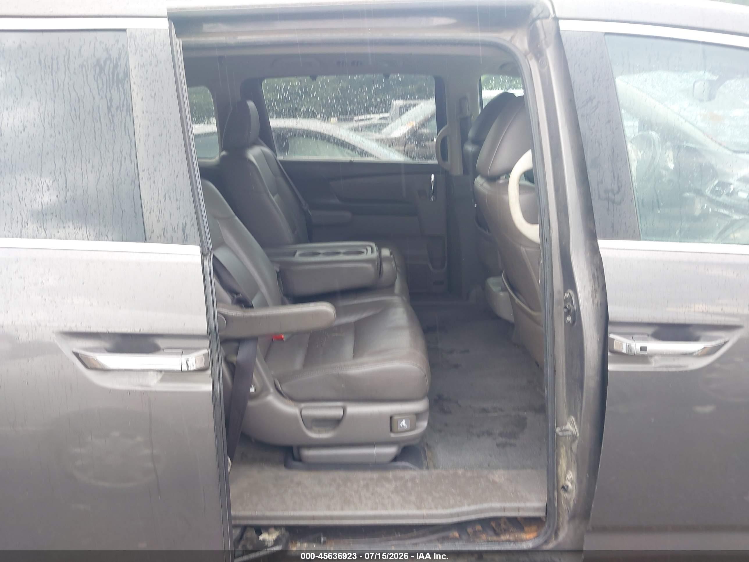 2014 Honda Odyssey Ex-l Gray vin: 5FNRL5H60EB065928