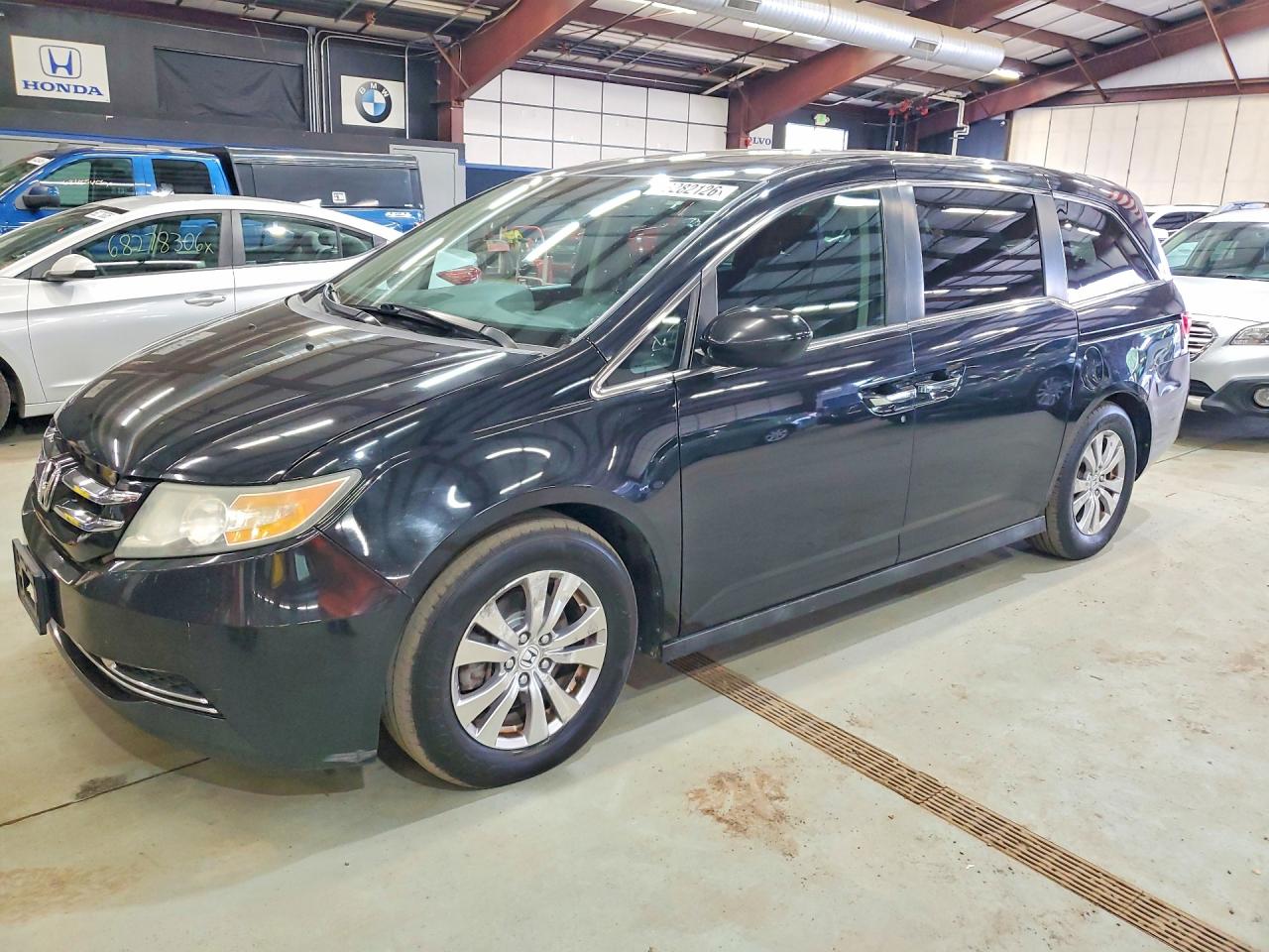 2014 Honda Odyssey Exl Black vin: 5FNRL5H60EB066092