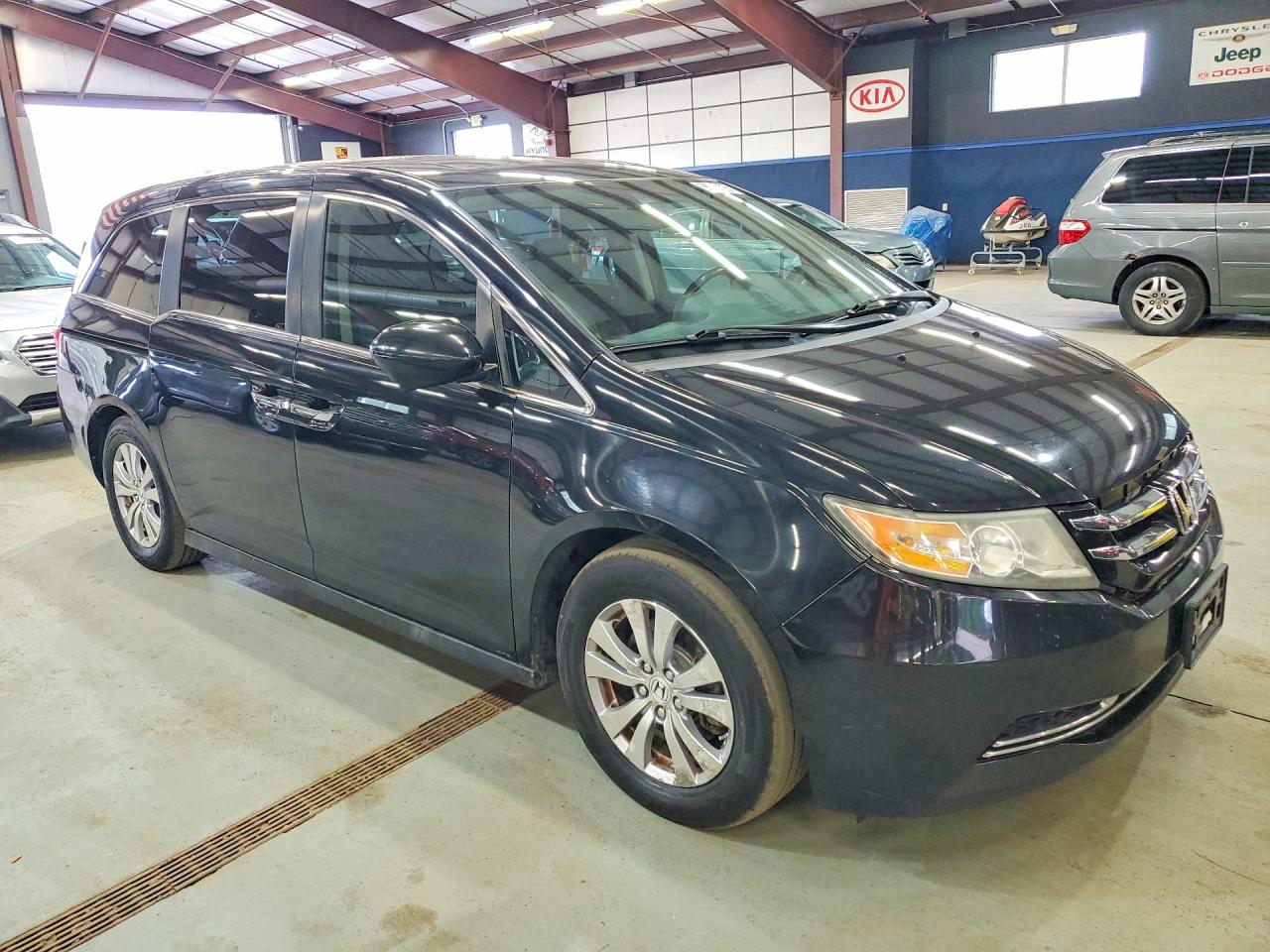 2014 Honda Odyssey Exl Black vin: 5FNRL5H60EB066092
