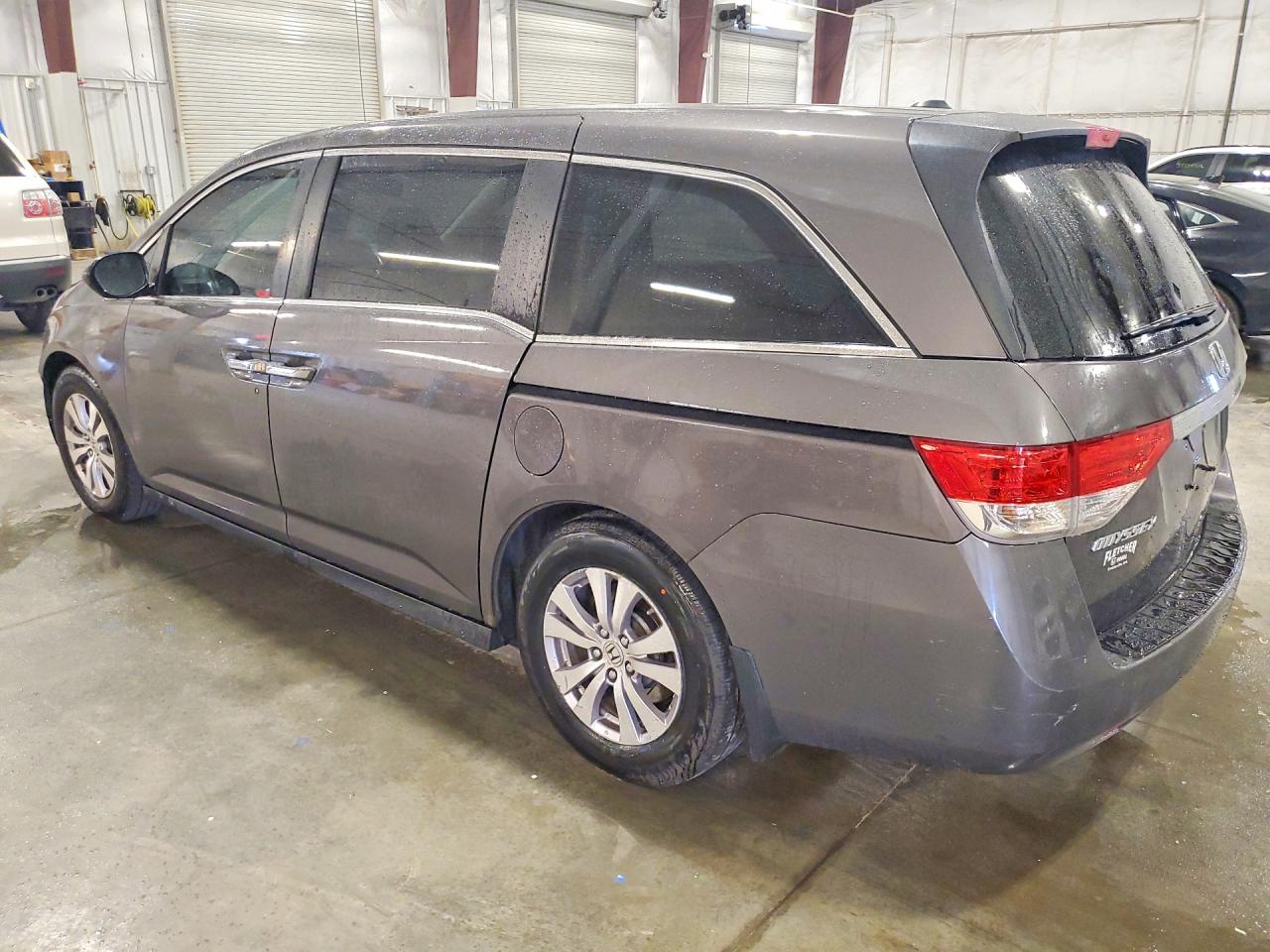 2014 Honda Odyssey Exl Gray vin: 5FNRL5H60EB093857