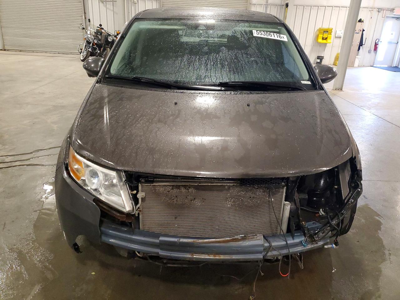 2014 Honda Odyssey Exl Gray vin: 5FNRL5H60EB093857