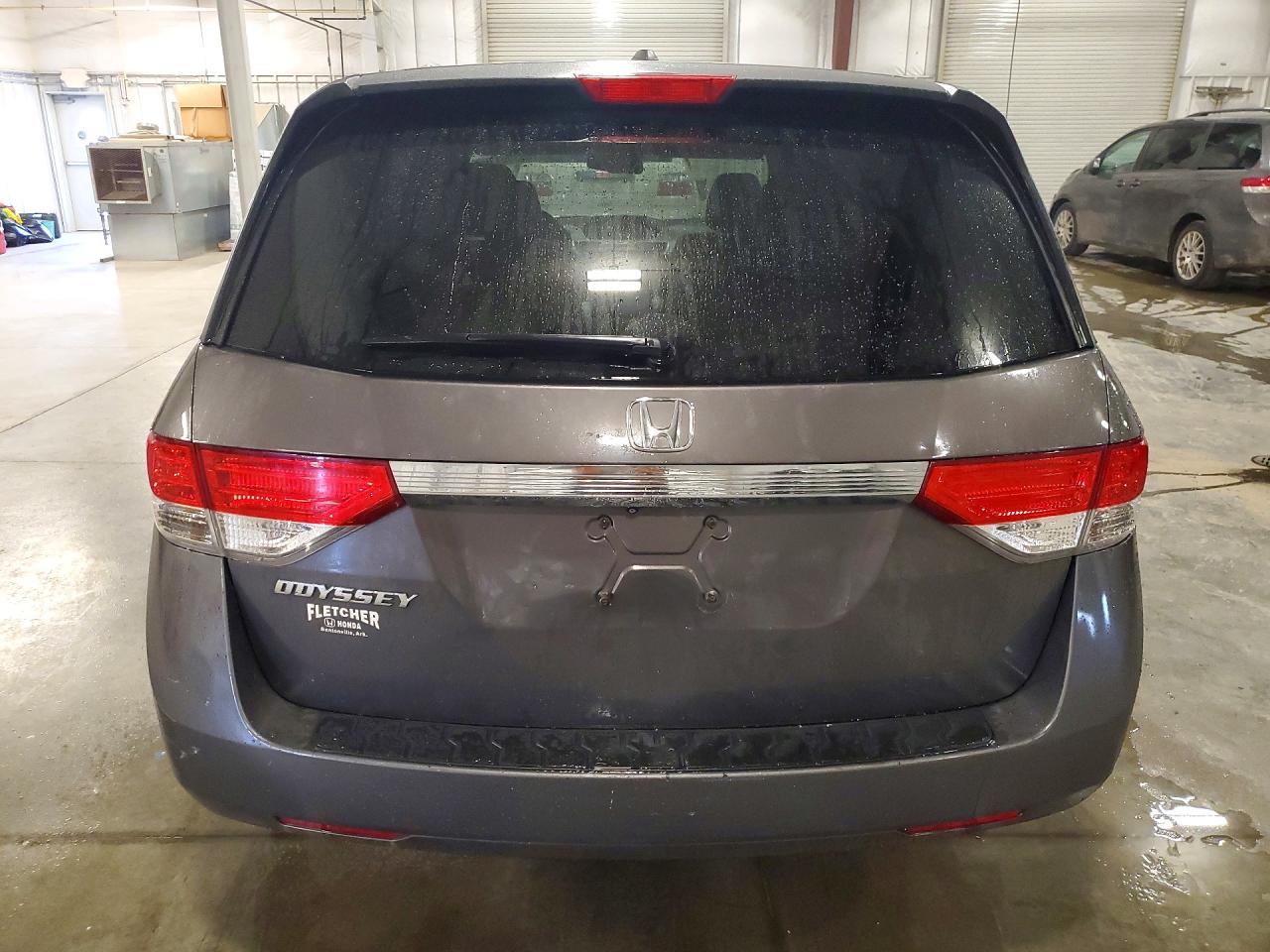 2014 Honda Odyssey Exl Gray vin: 5FNRL5H60EB093857