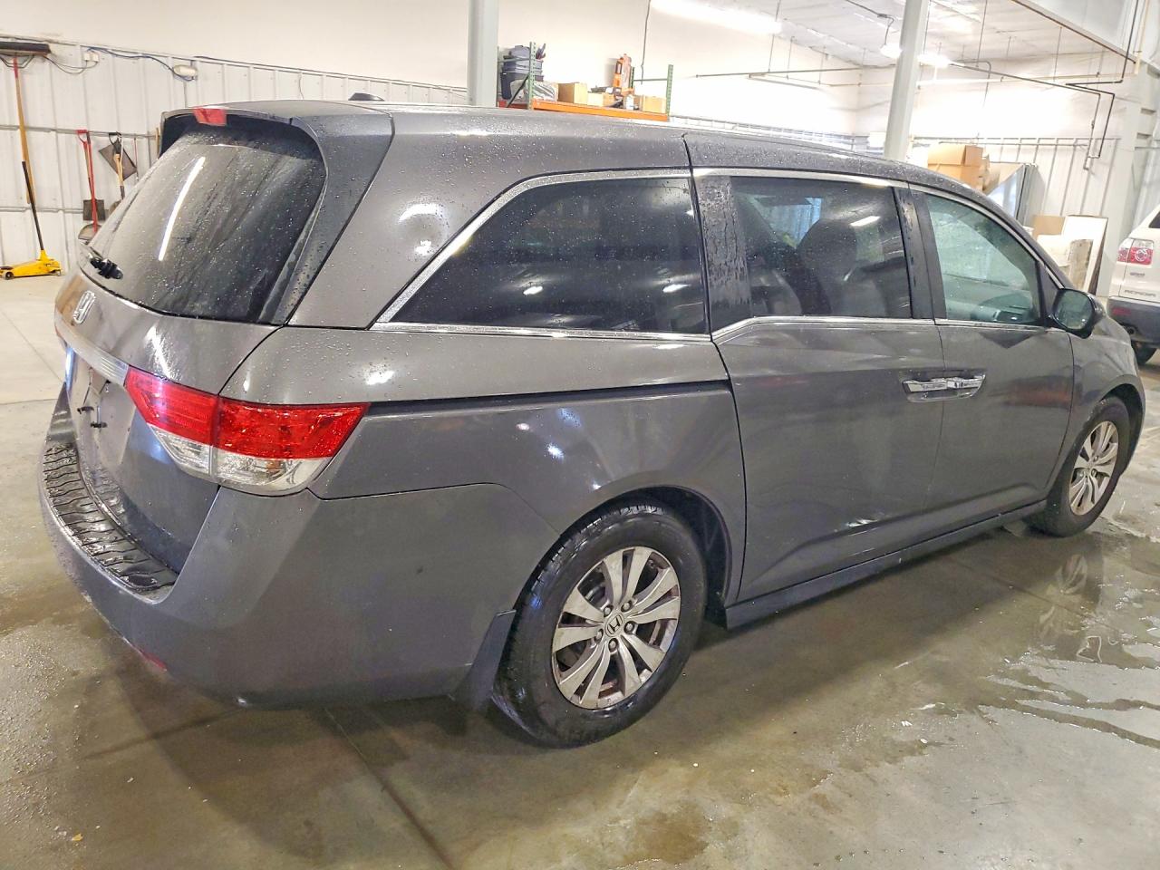 2014 Honda Odyssey Exl Gray vin: 5FNRL5H60EB093857