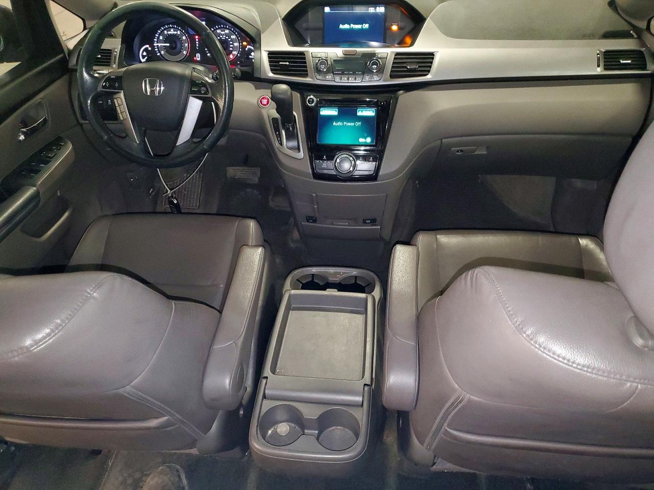 2014 Honda Odyssey Exl Gray vin: 5FNRL5H60EB093857