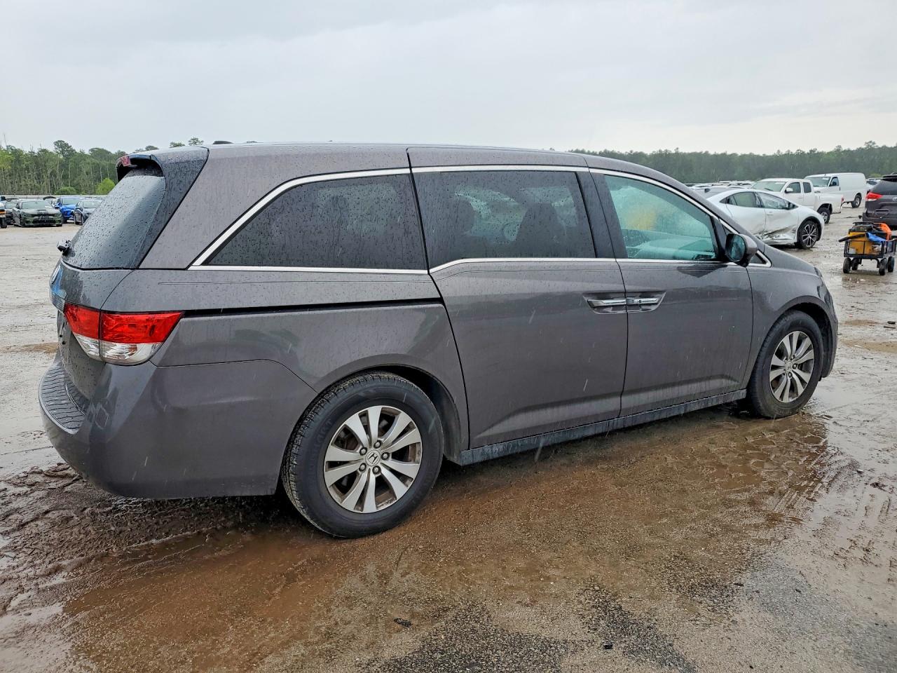 2014 Honda Odyssey Exl Gray vin: 5FNRL5H60EB101276