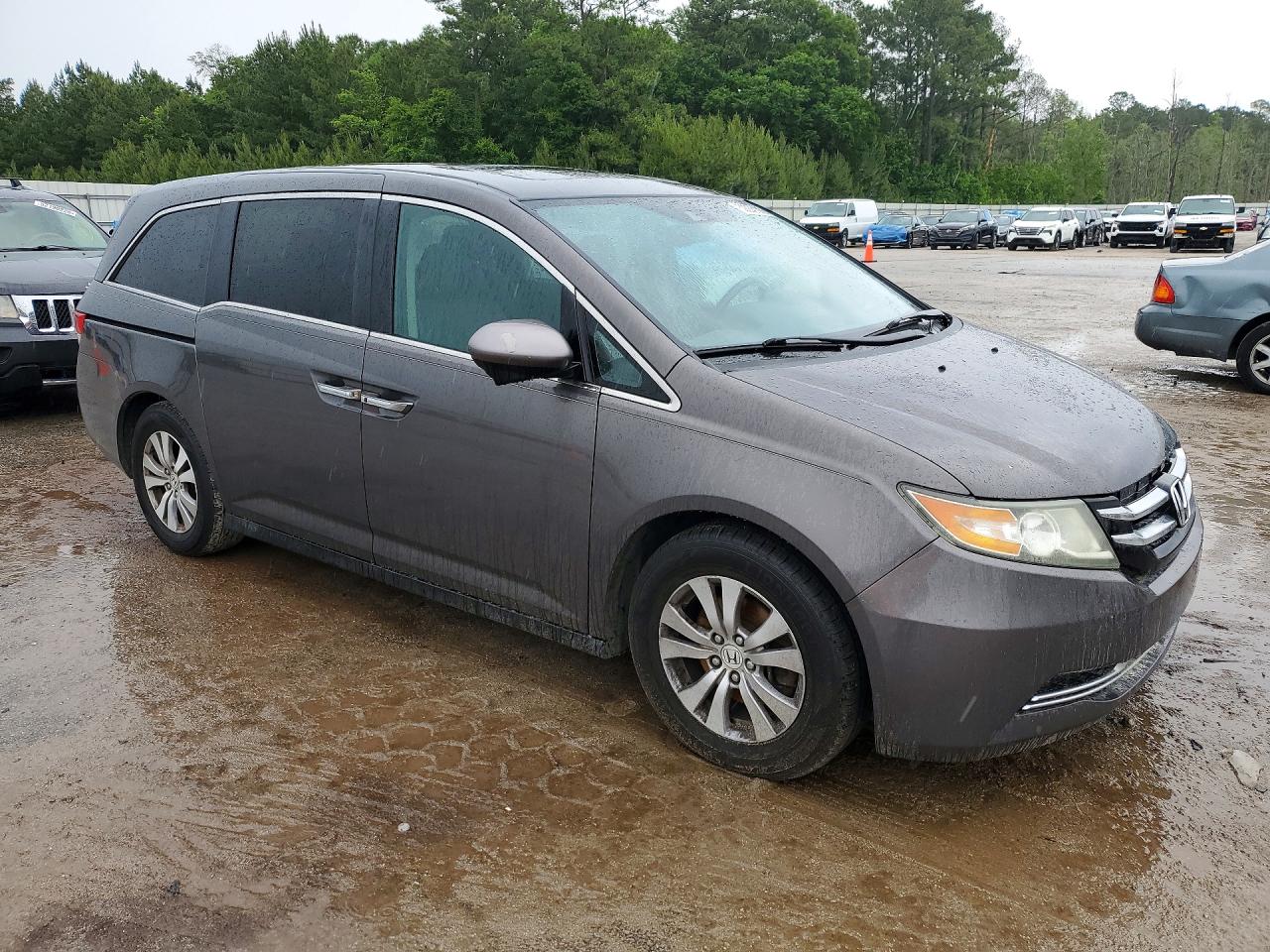2014 Honda Odyssey Exl Gray vin: 5FNRL5H60EB101276
