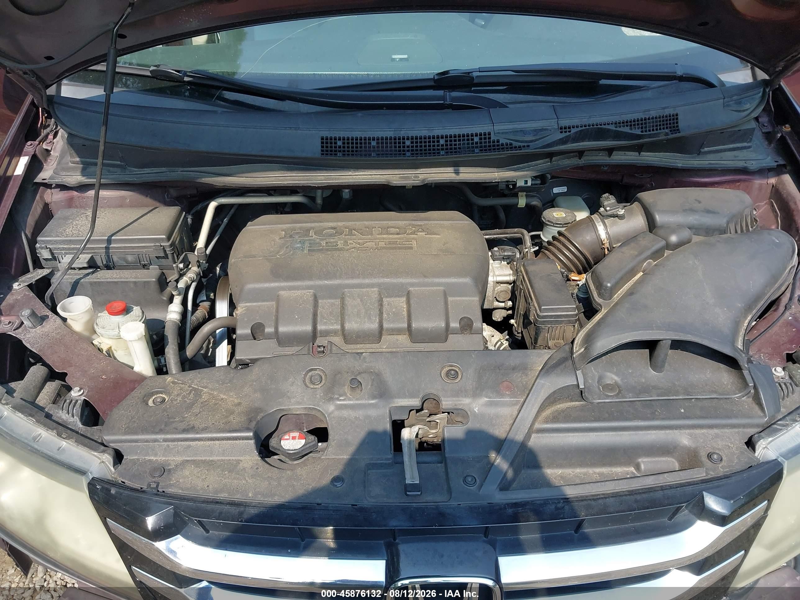 2014 Honda Odyssey Ex-l Red vin: 5FNRL5H60EB109636
