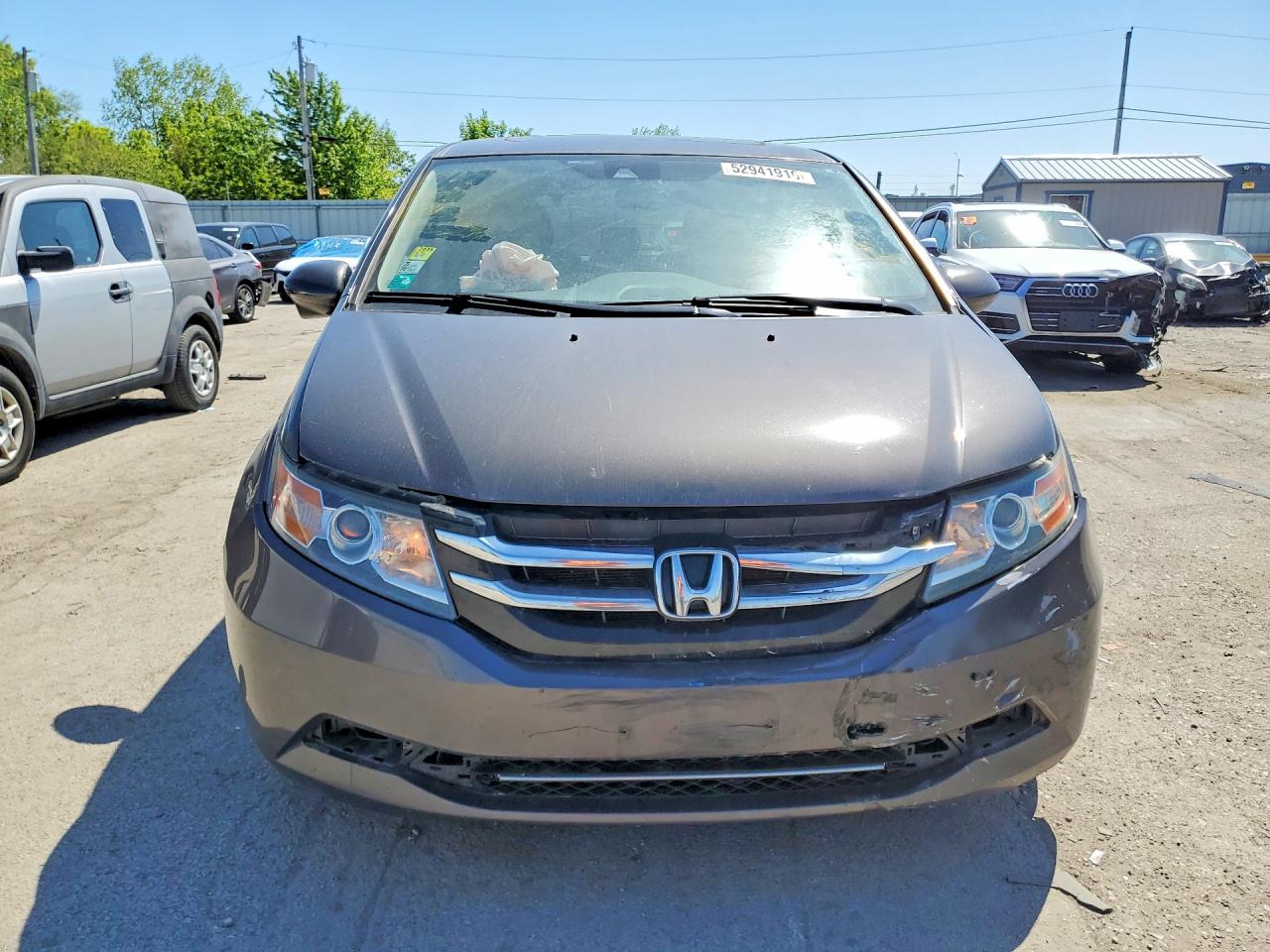 2014 Honda Odyssey Exl Charcoal vin: 5FNRL5H60EB111449