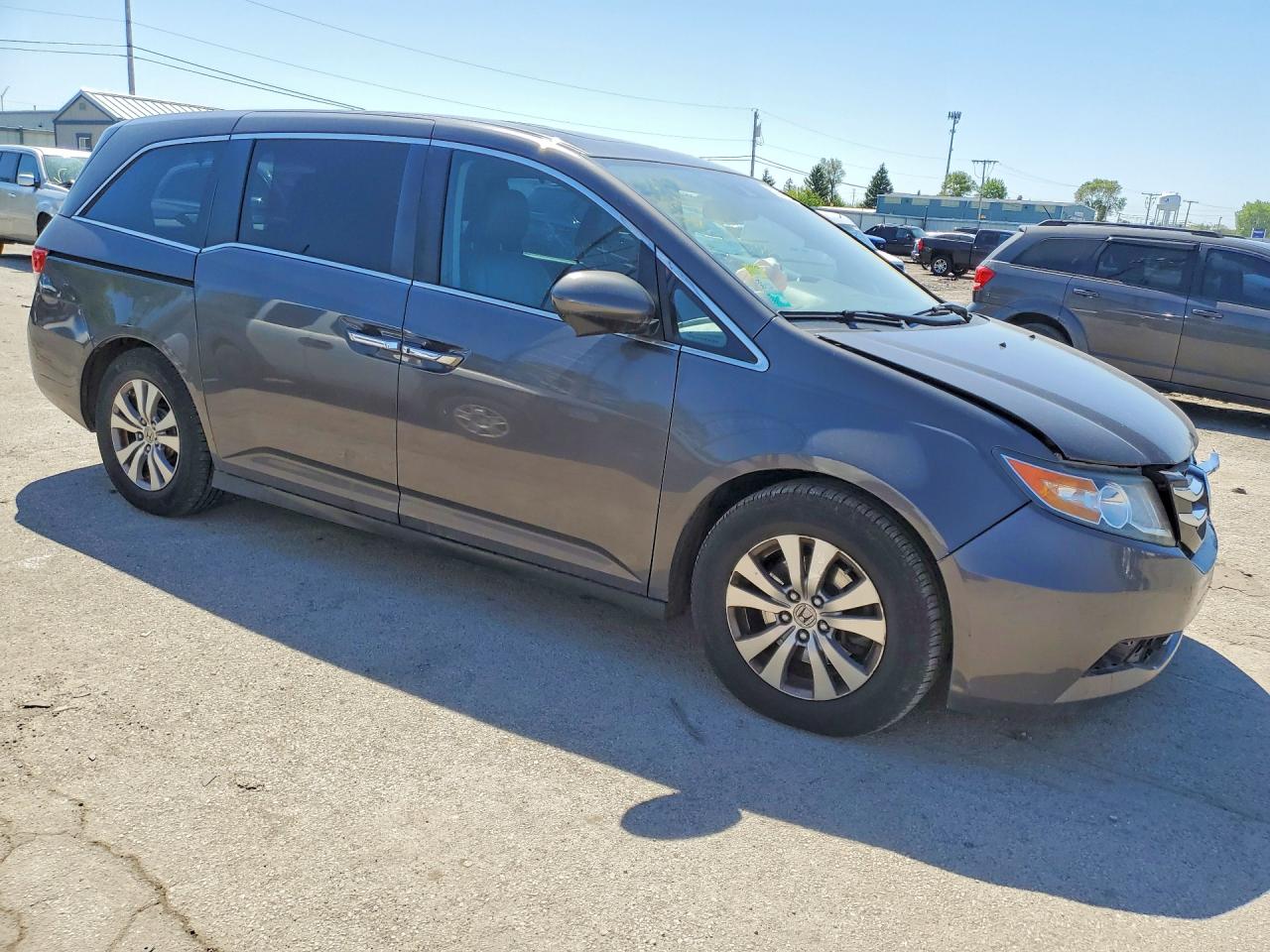 2014 Honda Odyssey Exl Charcoal vin: 5FNRL5H60EB111449