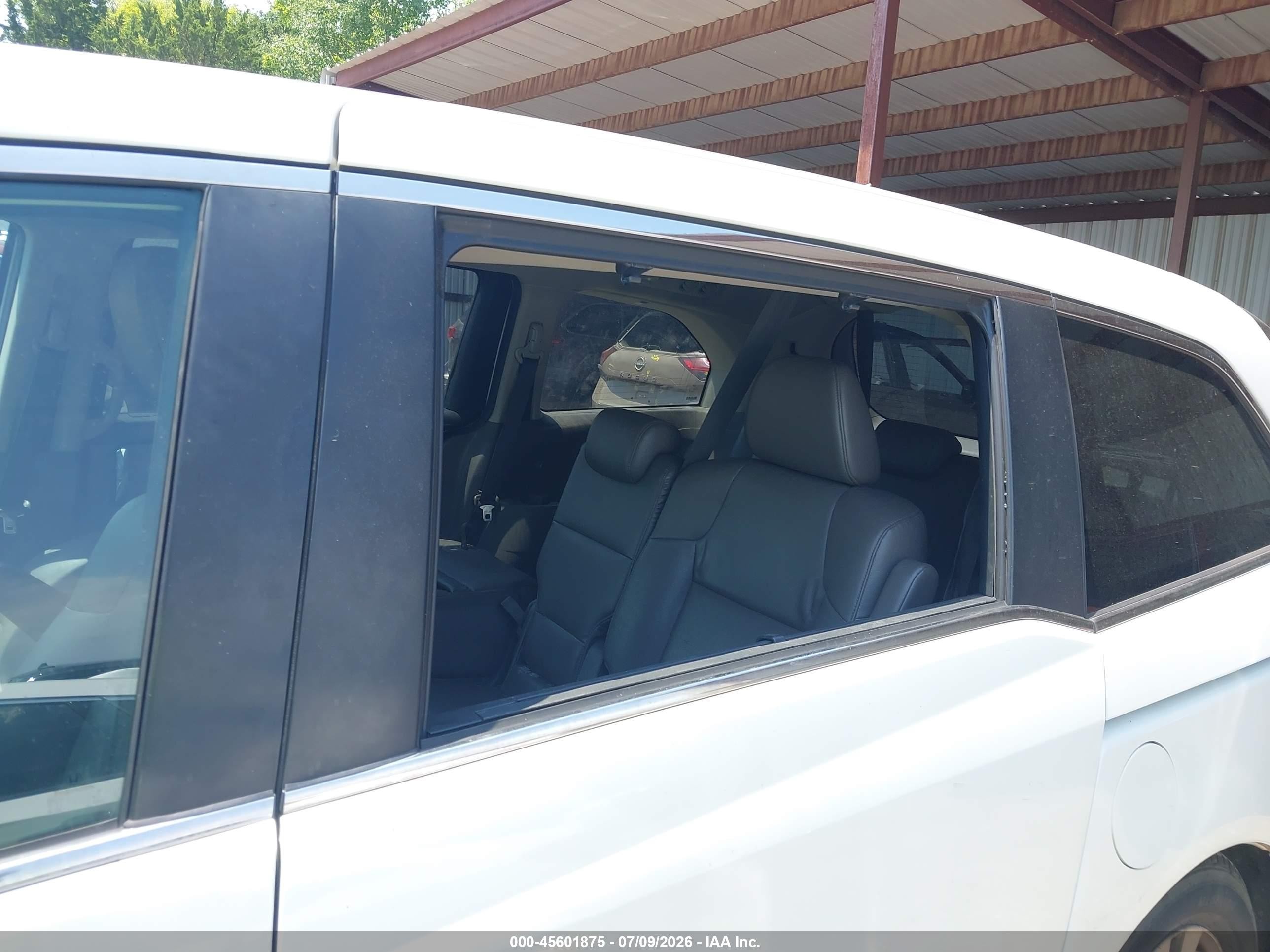 2014 Honda Odyssey Ex-l White vin: 5FNRL5H60EB118580