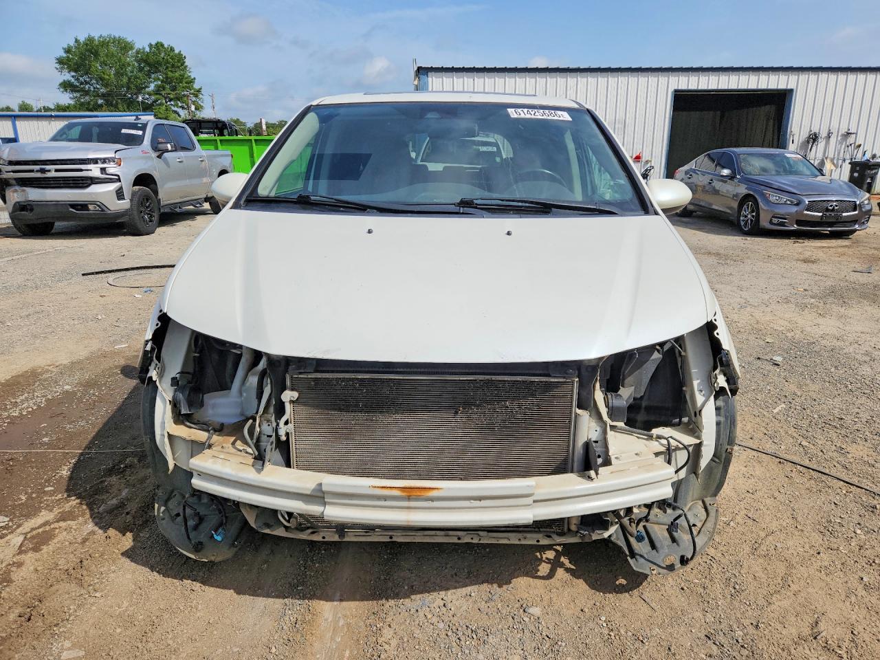 2014 Honda Odyssey Exl White vin: 5FNRL5H60EB122077