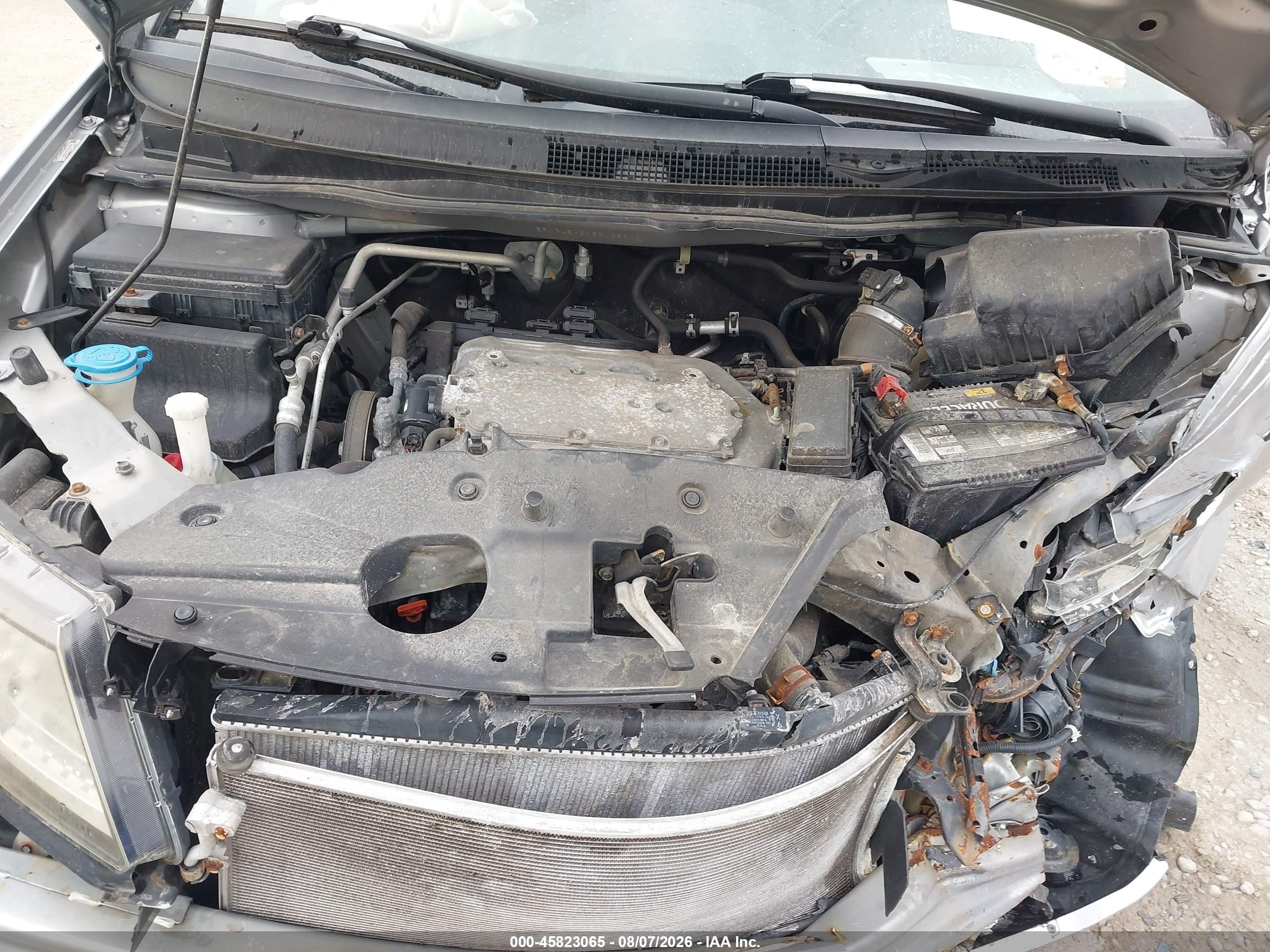2014 Honda Odyssey Ex-l Silver vin: 5FNRL5H60EB138604