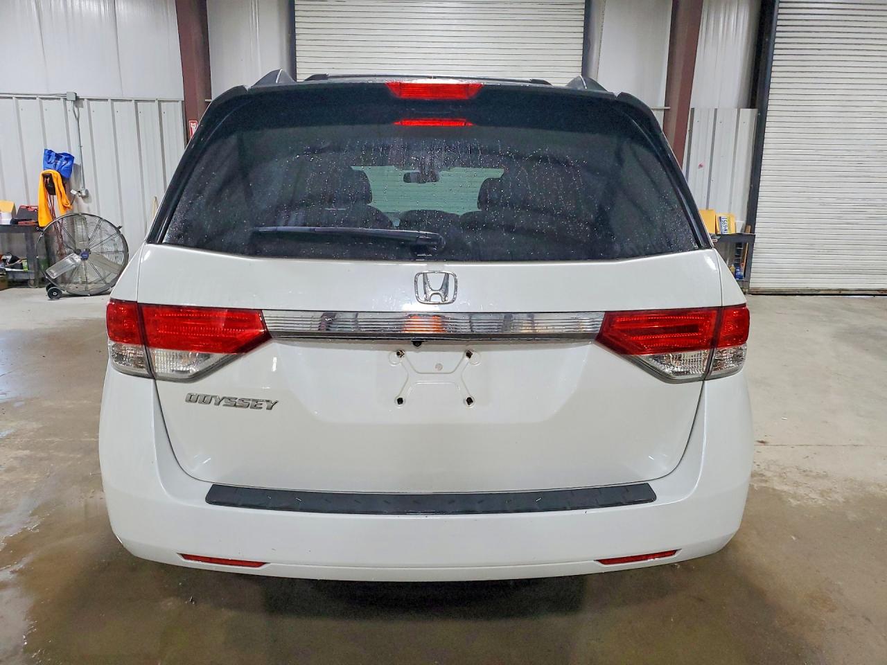 2014 Honda Odyssey Exl White vin: 5FNRL5H60EB138845