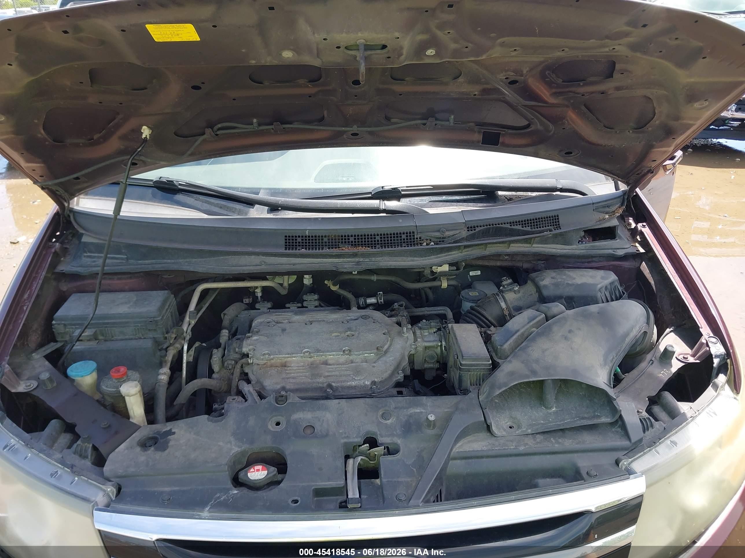 2014 Honda Odyssey Ex-l Maroon vin: 5FNRL5H60EB139509