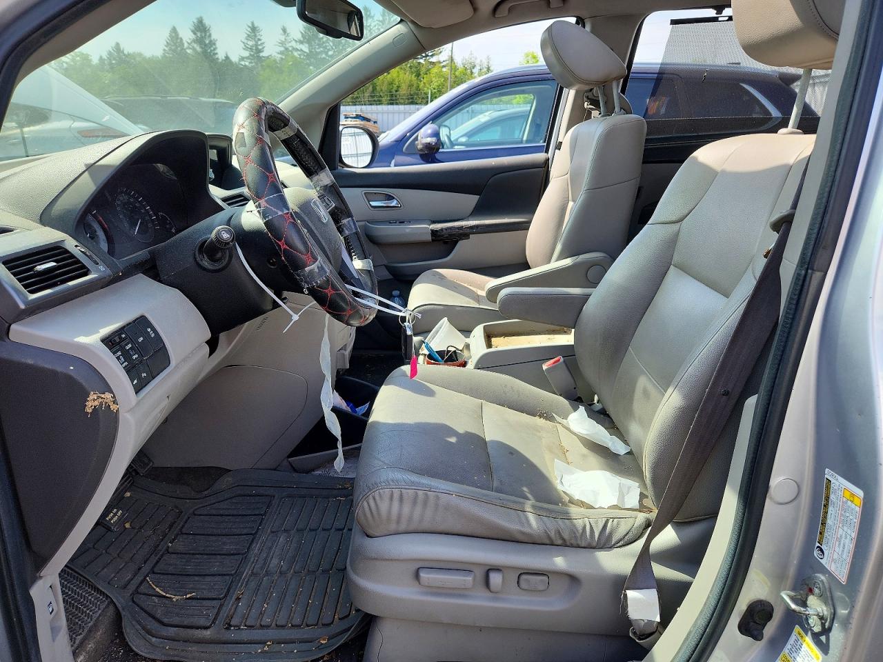 2014 Honda Odyssey Exl Silver vin: 5FNRL5H60EB501533