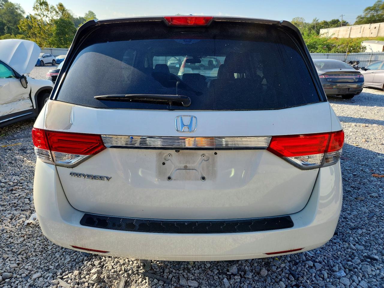 2015 Honda Odyssey Exl Белый vin: 5FNRL5H60FB004550