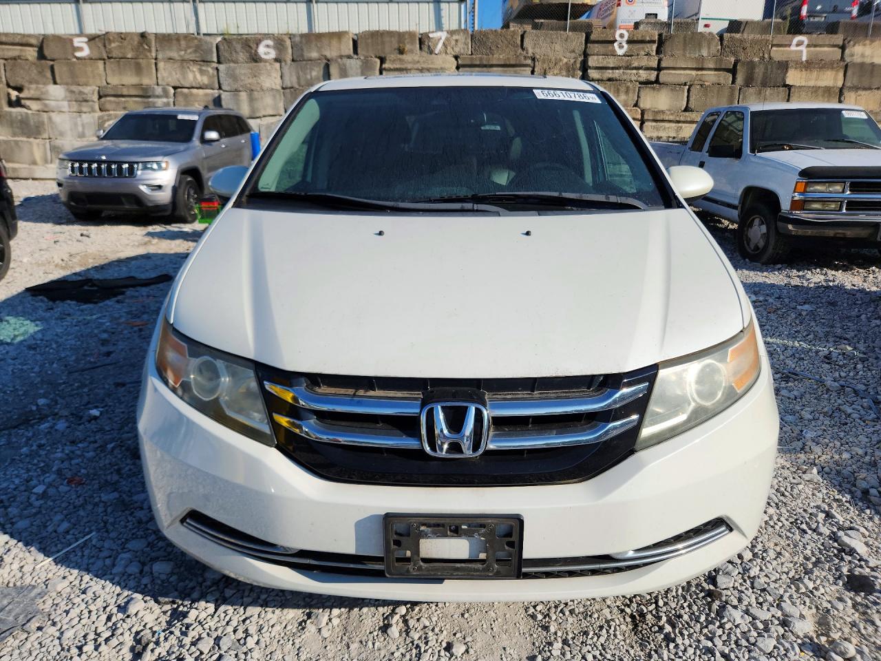 2015 Honda Odyssey Exl Белый vin: 5FNRL5H60FB004550