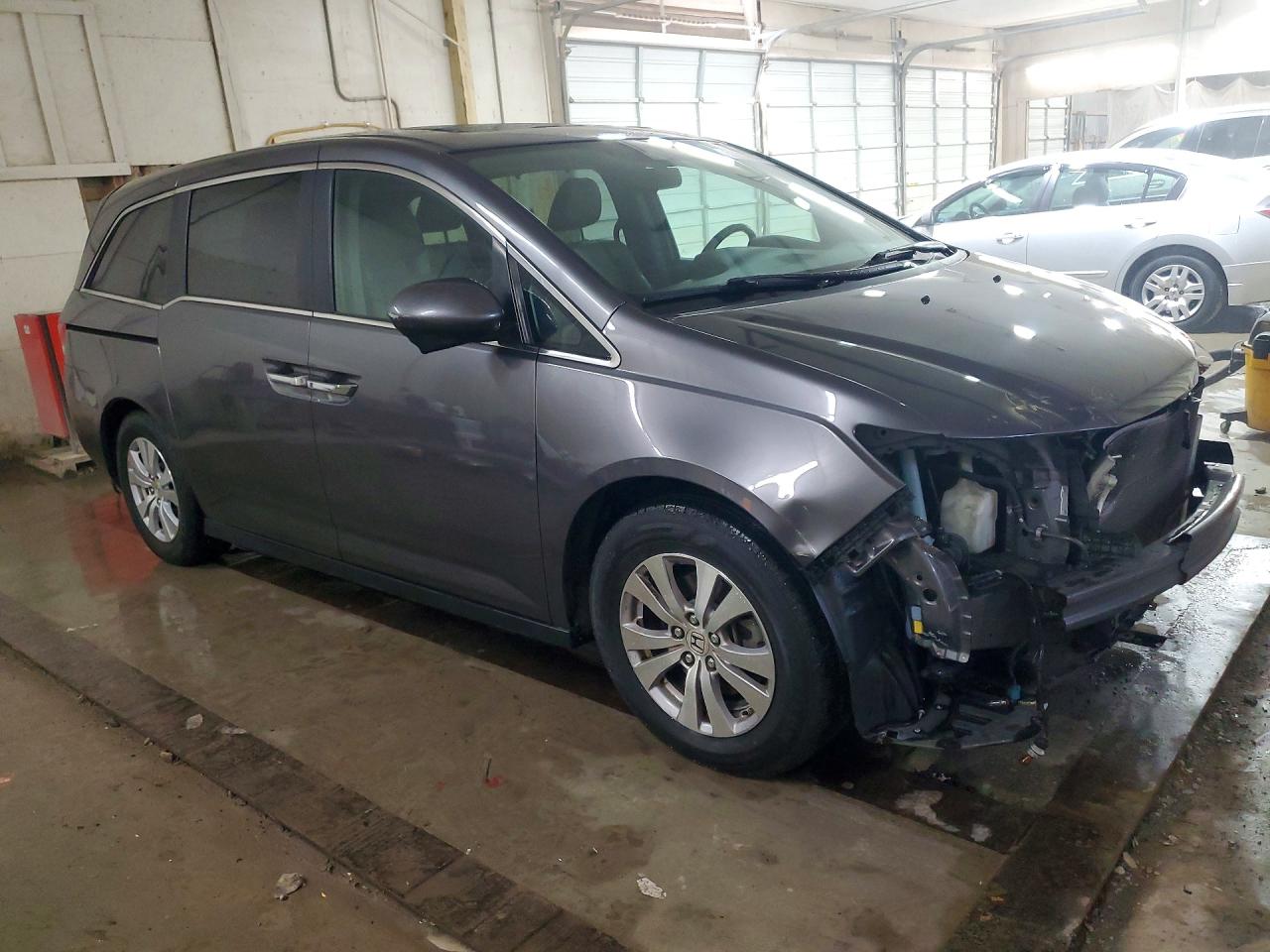 2015 Honda Odyssey Exl Gray vin: 5FNRL5H60FB014222