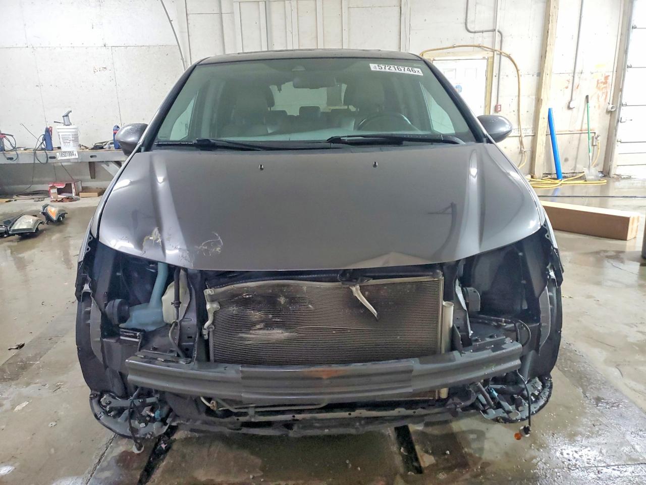 2015 Honda Odyssey Exl Gray vin: 5FNRL5H60FB014222