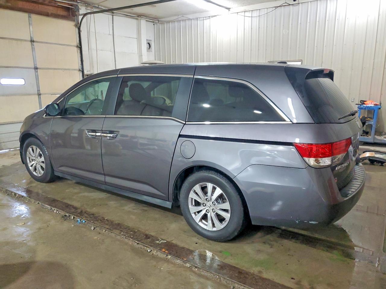 2015 Honda Odyssey Exl Gray vin: 5FNRL5H60FB014222