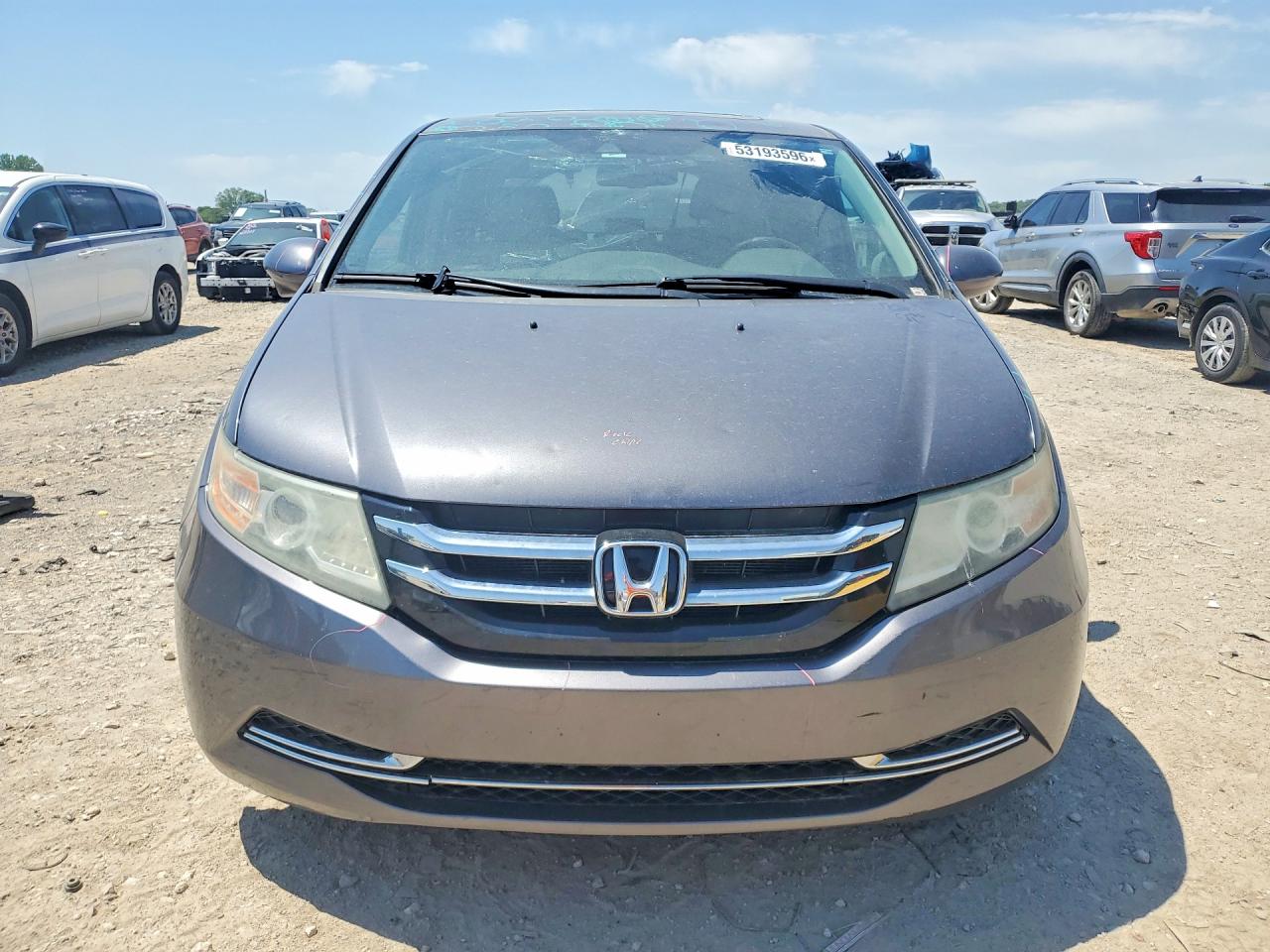 2015 Honda Odyssey Exl Gray vin: 5FNRL5H60FB014866