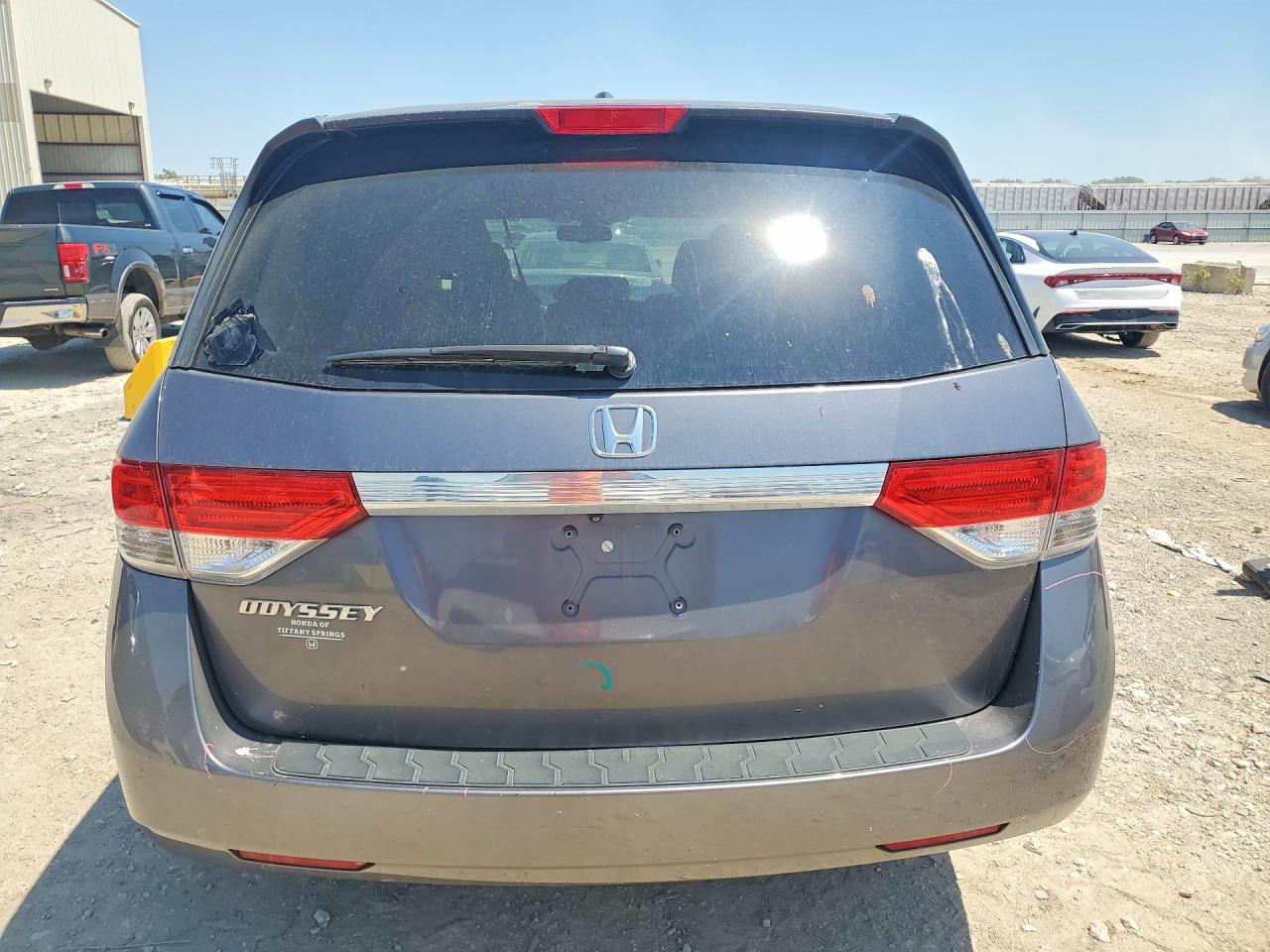 2015 Honda Odyssey Exl Gray vin: 5FNRL5H60FB014866