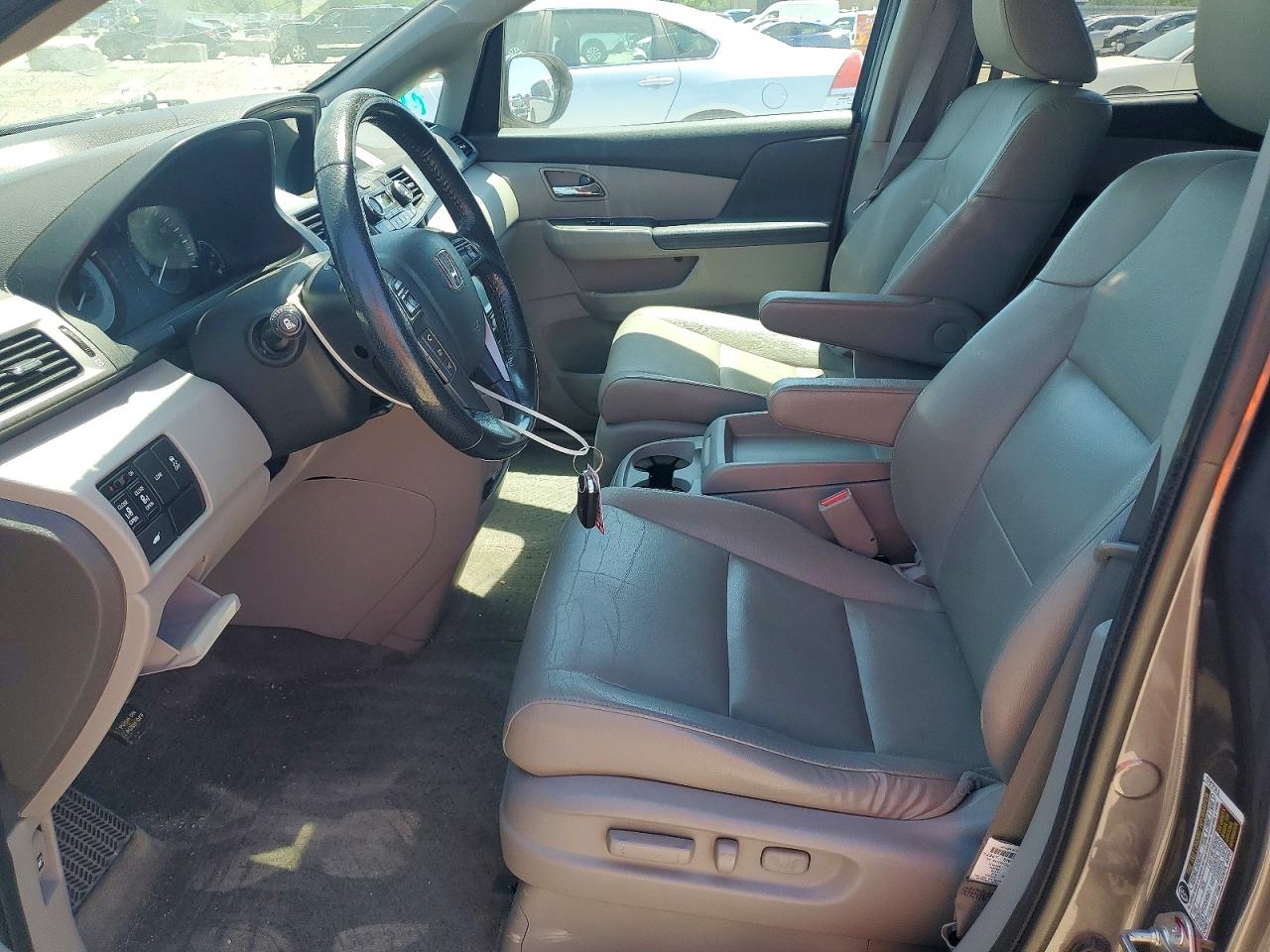 2015 Honda Odyssey Exl Gray vin: 5FNRL5H60FB014866