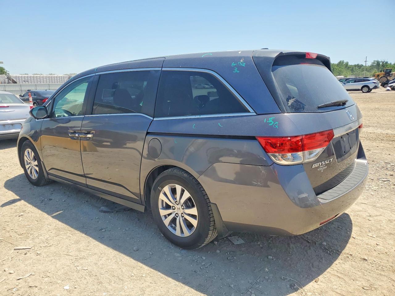 2015 Honda Odyssey Exl Gray vin: 5FNRL5H60FB014866