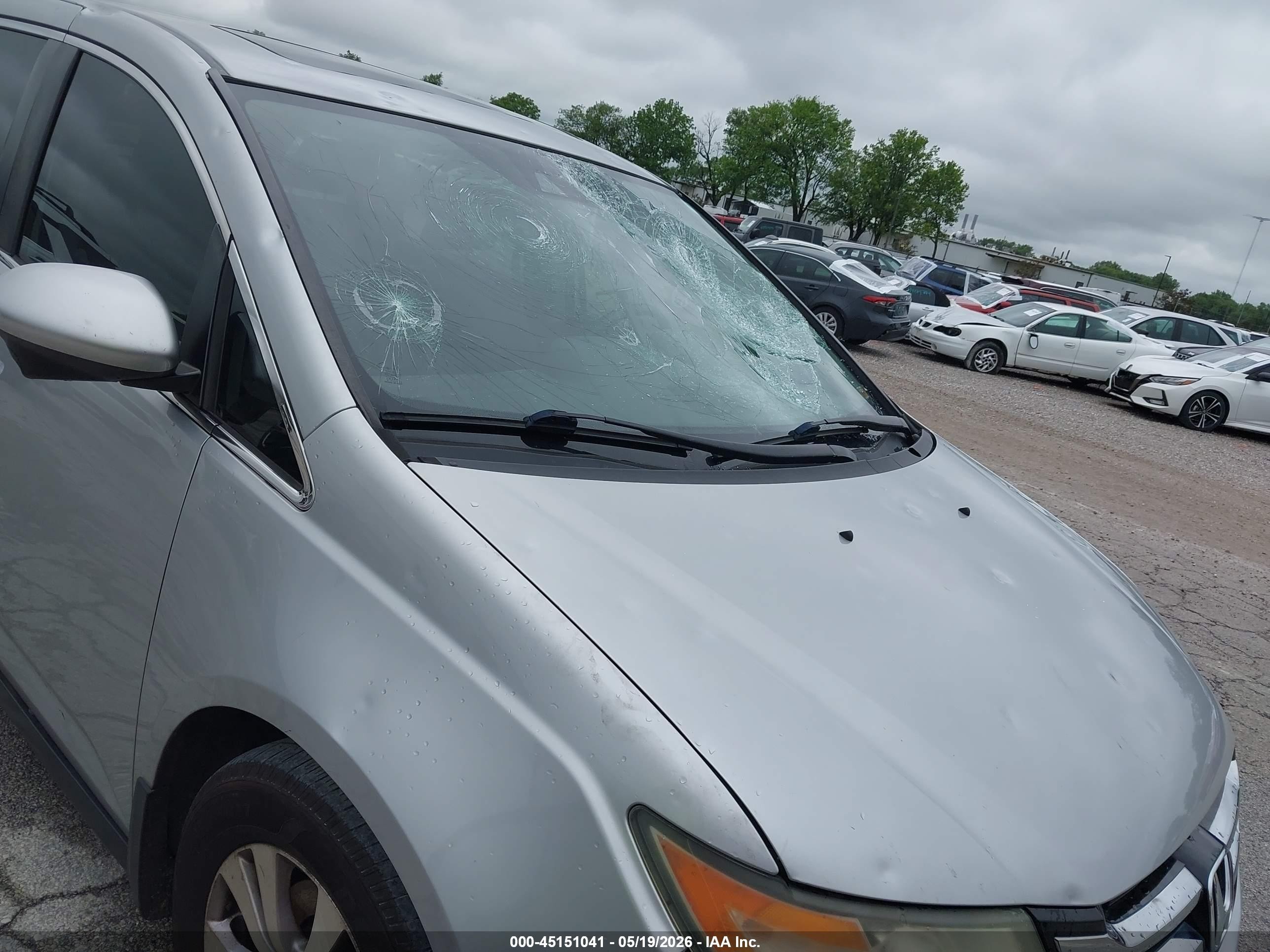2015 Honda Odyssey Ex-l Серебряный vin: 5FNRL5H60FB049939
