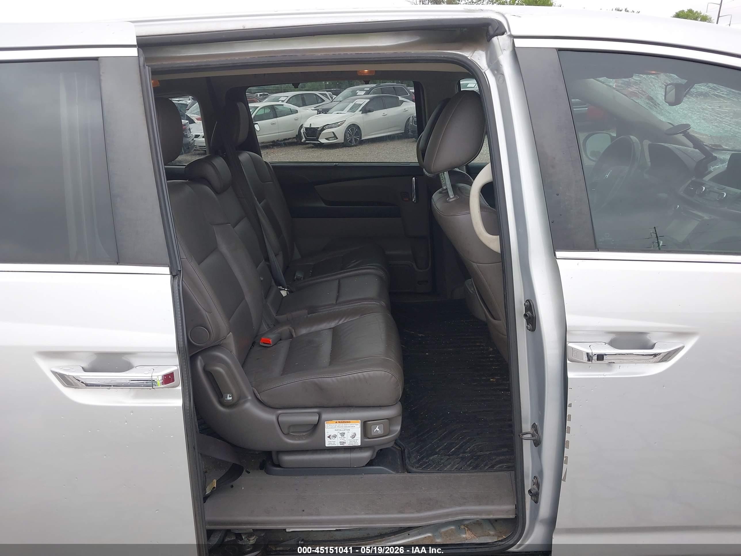 2015 Honda Odyssey Ex-l Серебряный vin: 5FNRL5H60FB049939