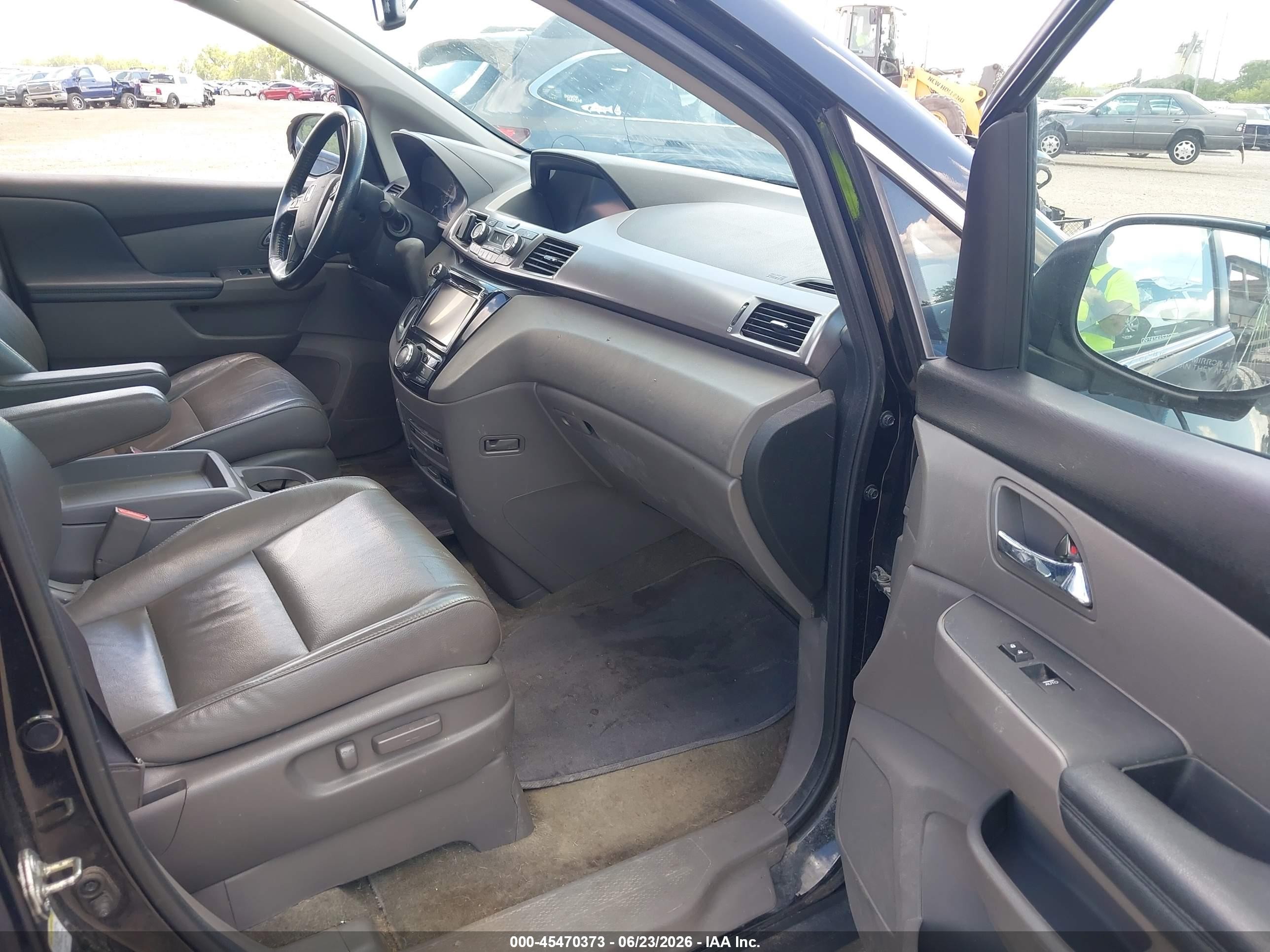 2015 Honda Odyssey Ex-l Blue vin: 5FNRL5H60FB063873