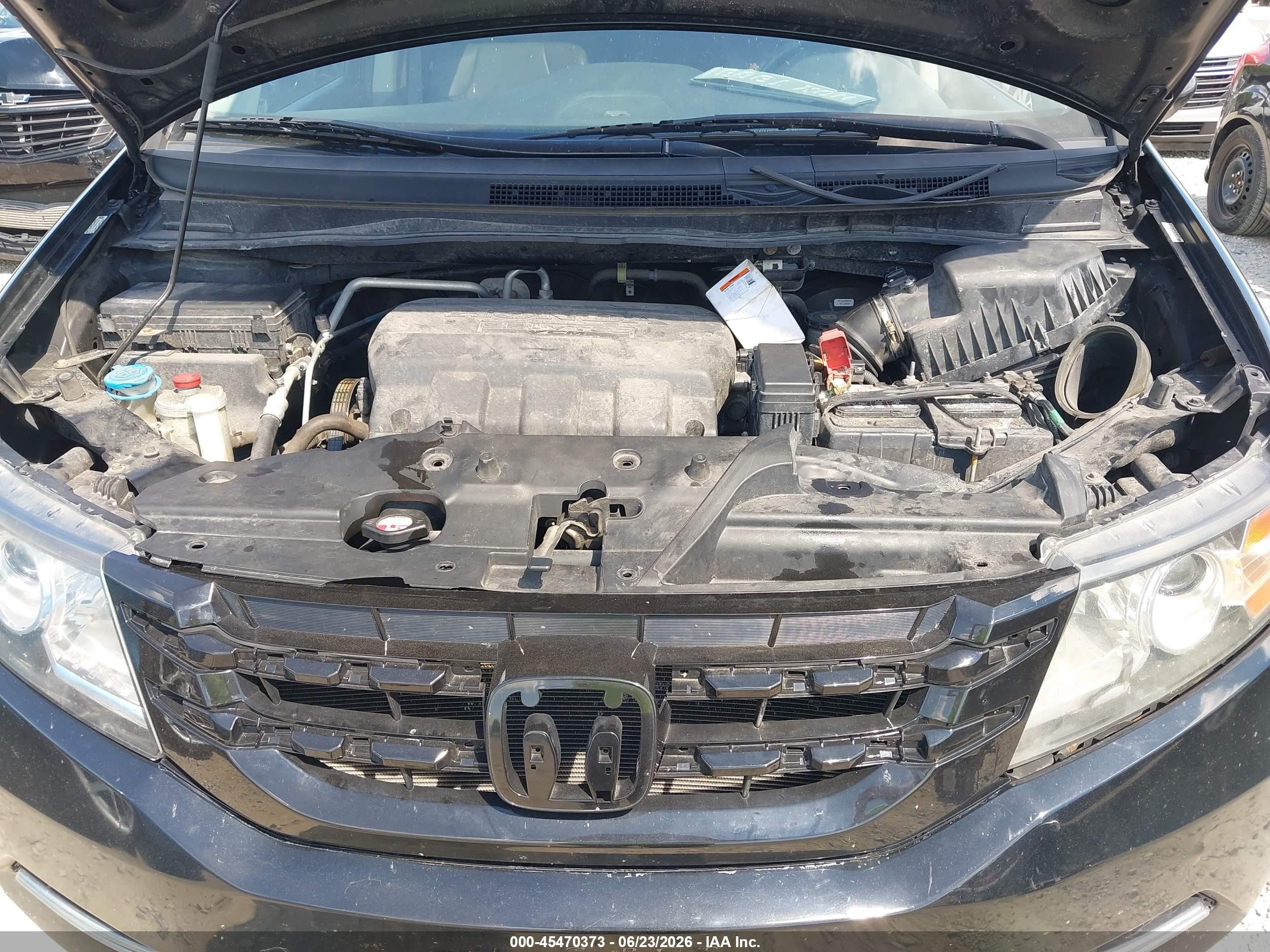 2015 Honda Odyssey Ex-l Blue vin: 5FNRL5H60FB063873