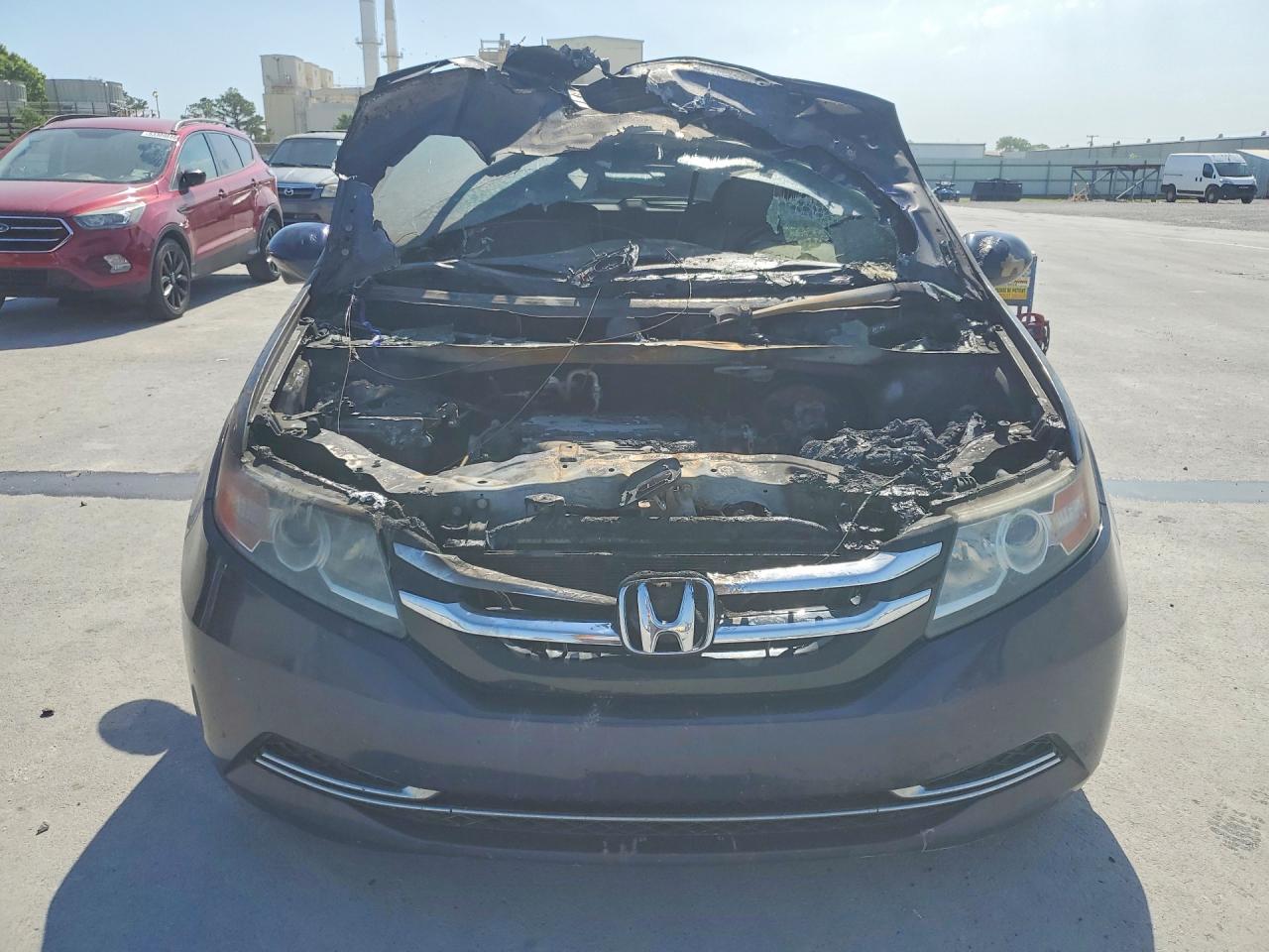2015 Honda Odyssey Exl Blue vin: 5FNRL5H60FB066739