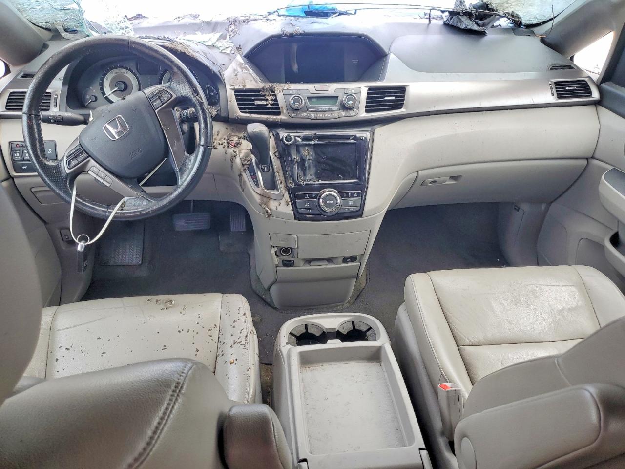 2015 Honda Odyssey Exl Blue vin: 5FNRL5H60FB066739