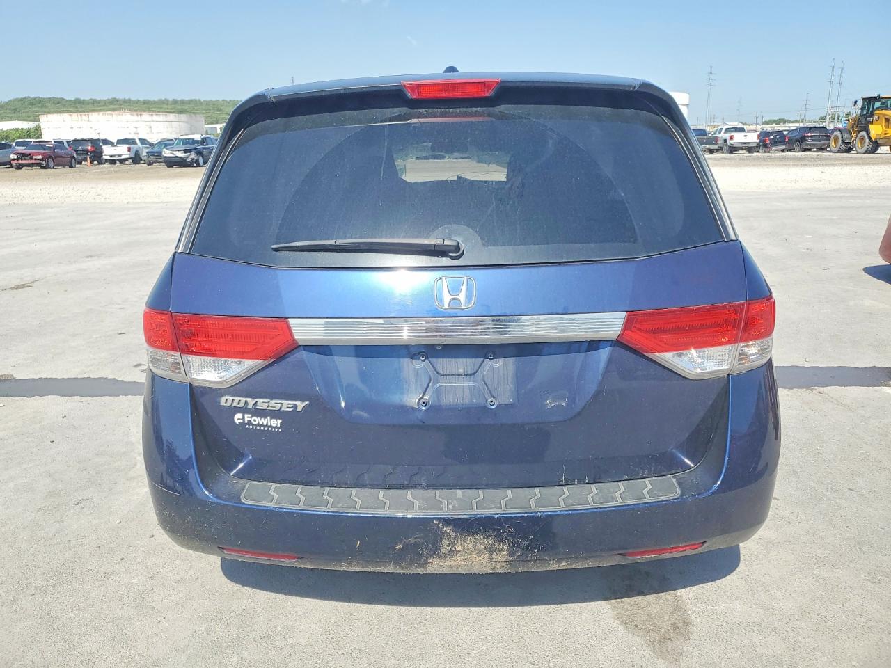 2015 Honda Odyssey Exl Blue vin: 5FNRL5H60FB066739
