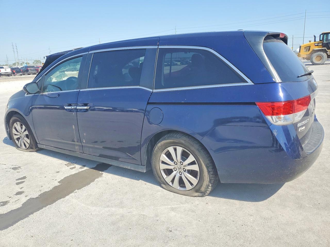 2015 Honda Odyssey Exl Blue vin: 5FNRL5H60FB066739