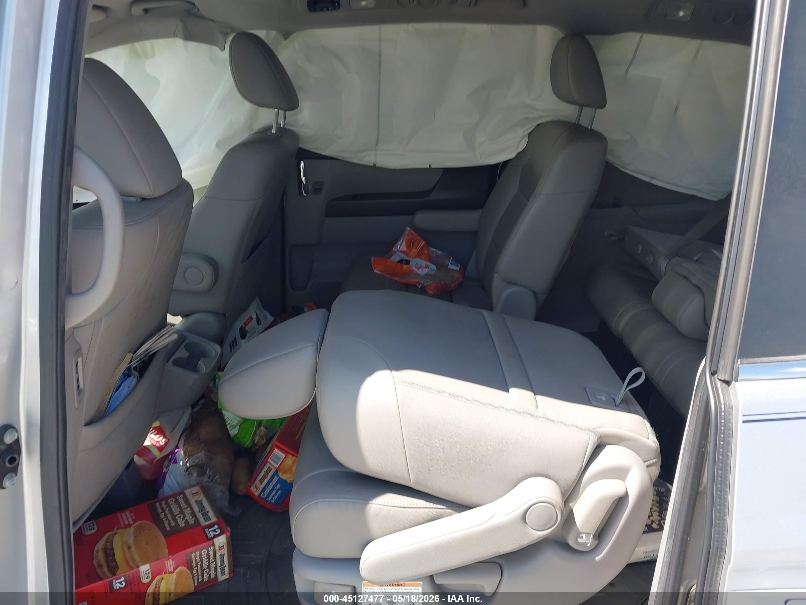 2015 Honda Odyssey Ex-l Silver vin: 5FNRL5H60FB067518