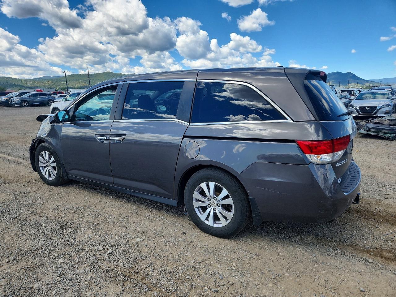 2015 Honda Odyssey Exl Gray vin: 5FNRL5H60FB077000