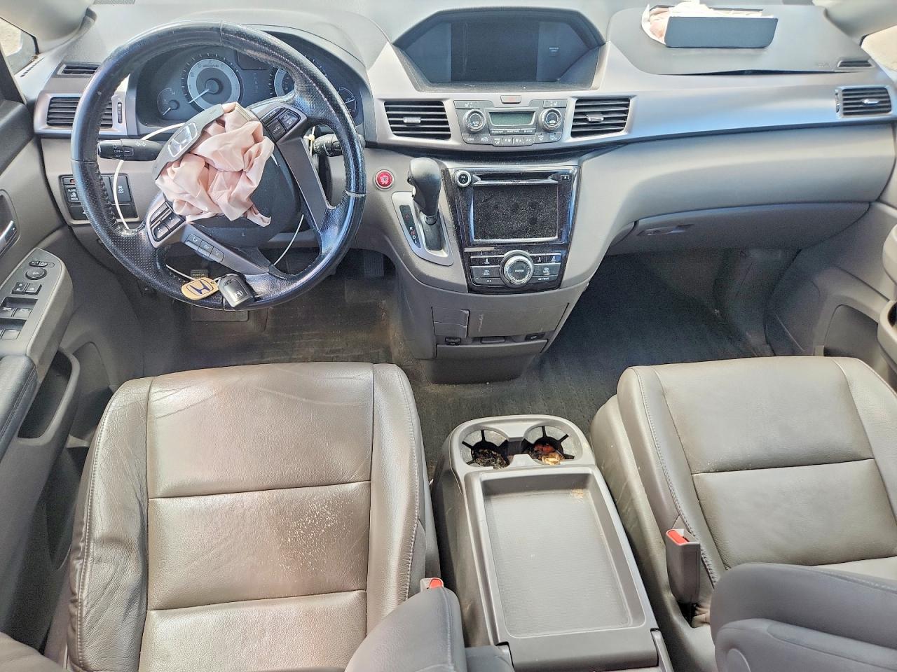 2015 Honda Odyssey Exl Gray vin: 5FNRL5H60FB077000