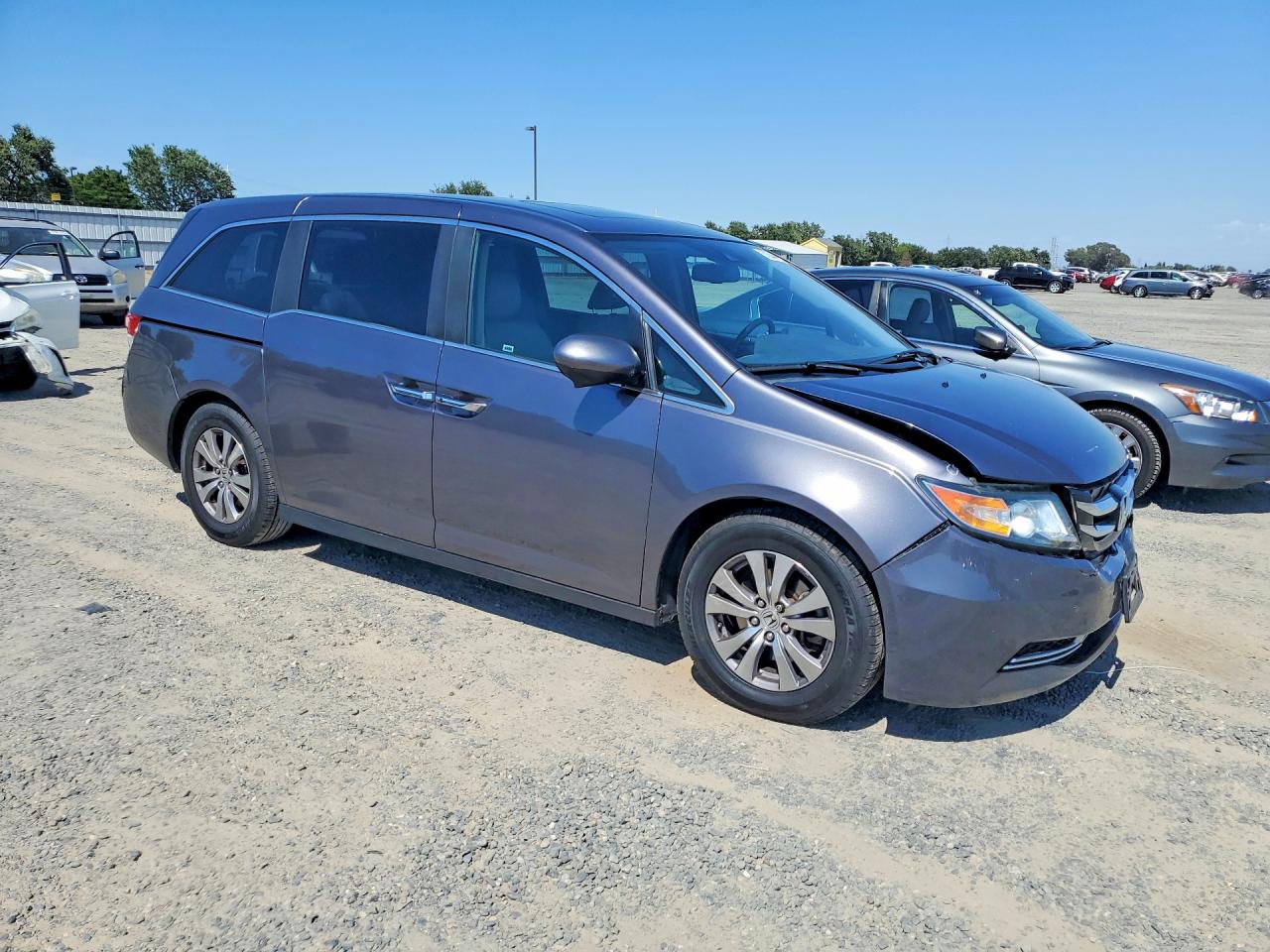 2015 Honda Odyssey Exl Gray vin: 5FNRL5H60FB078096