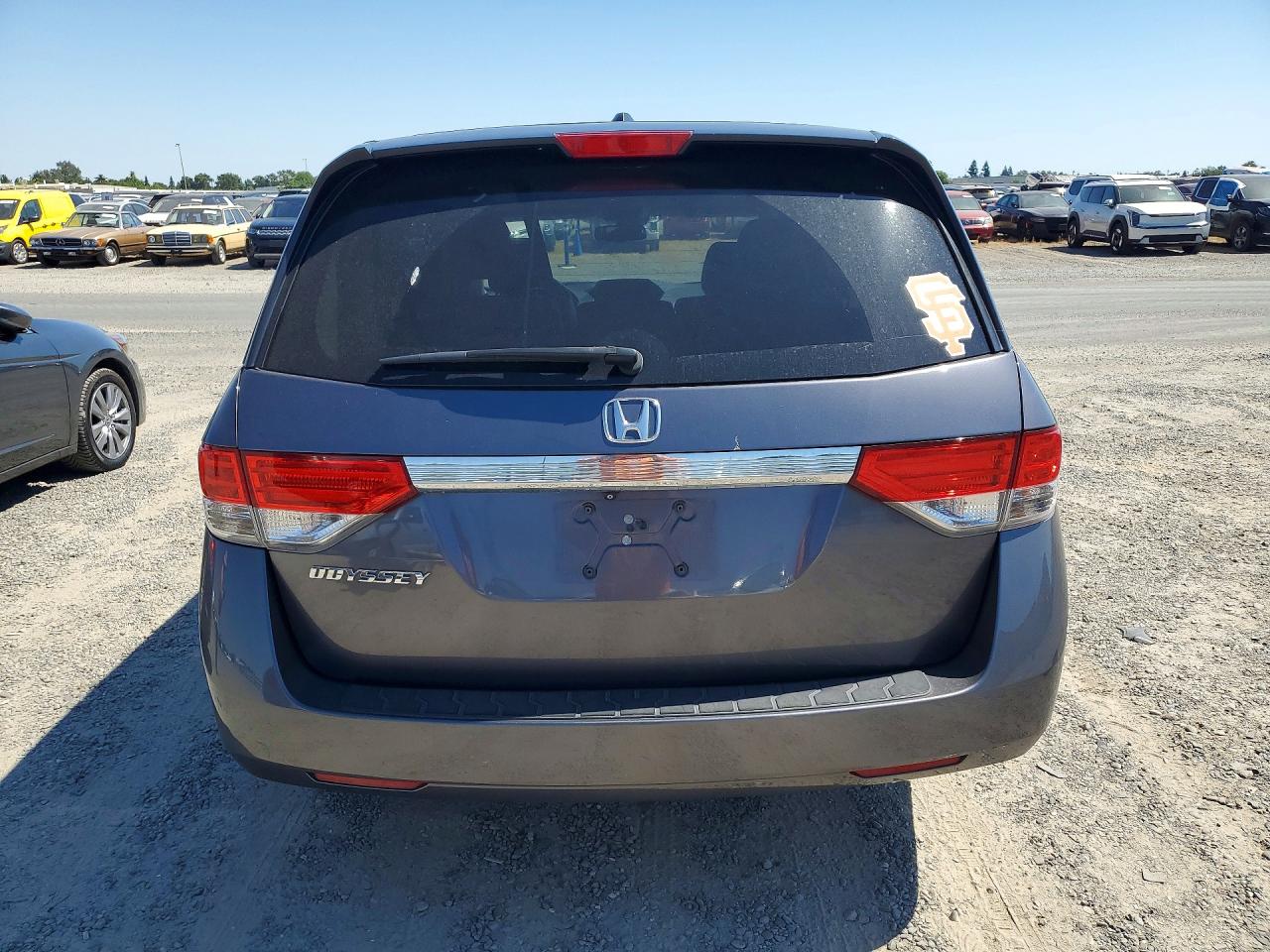 2015 Honda Odyssey Exl Gray vin: 5FNRL5H60FB078096