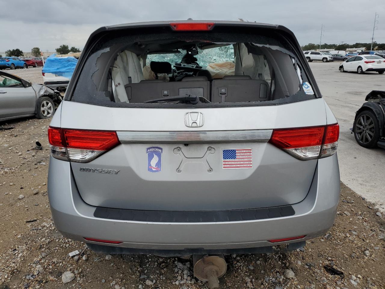 2015 Honda Odyssey Exl Silver vin: 5FNRL5H60FB079958