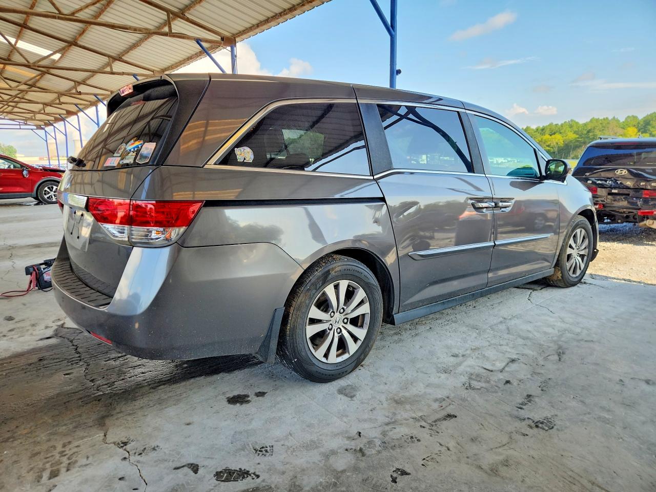 2015 Honda Odyssey Exl Gray vin: 5FNRL5H60FB091415