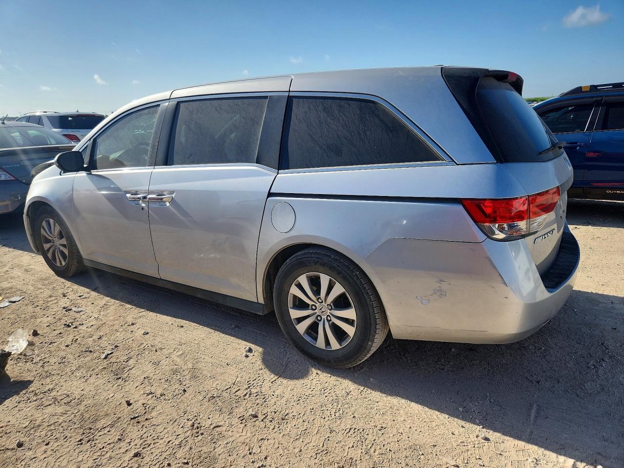 2015 Honda Odyssey Exl Silver vin: 5FNRL5H60FB109041
