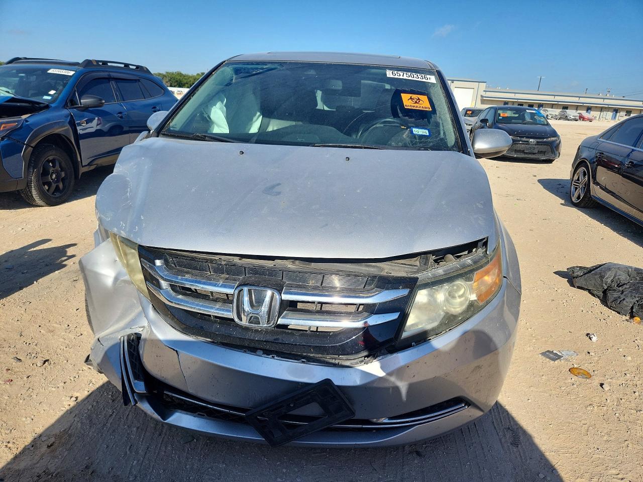 2015 Honda Odyssey Exl Silver vin: 5FNRL5H60FB109041